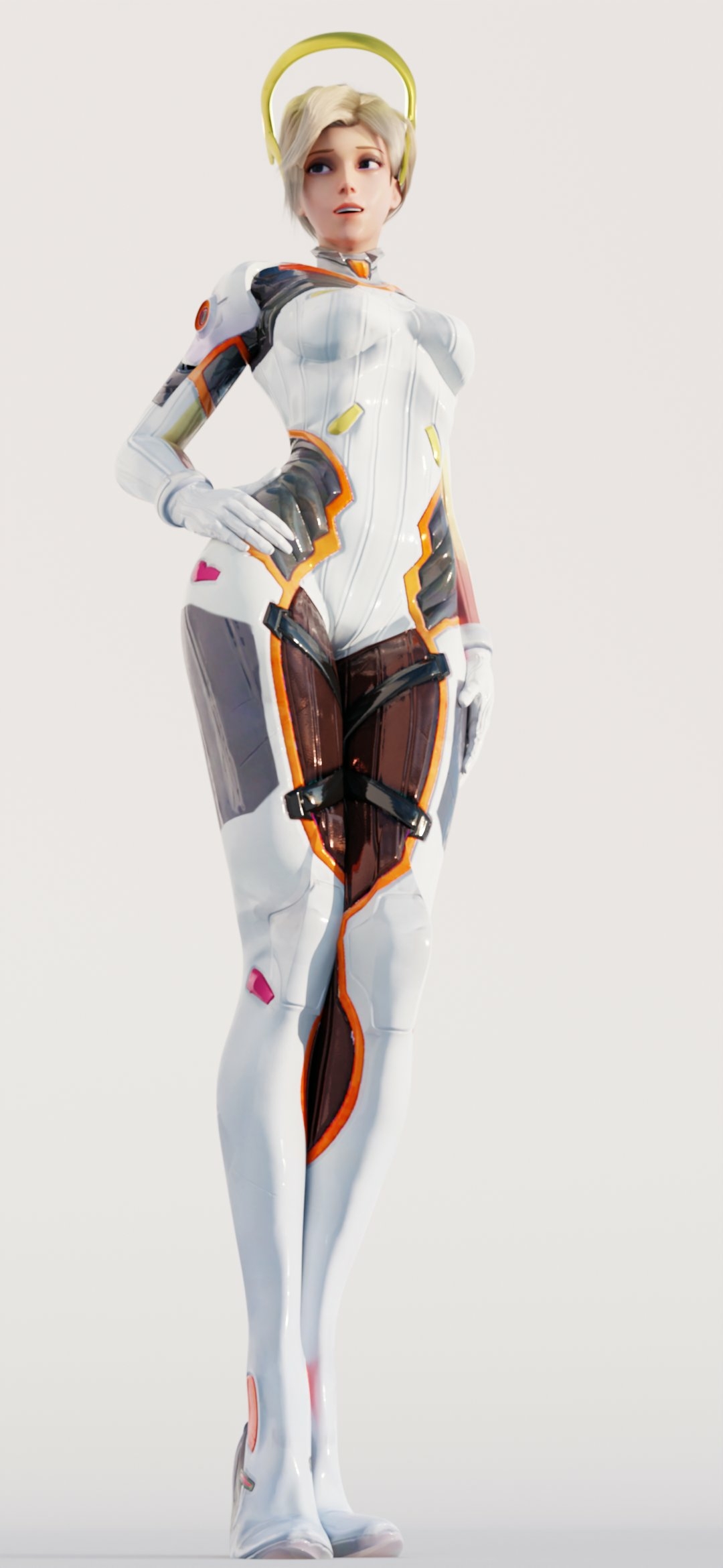 I saw a drawing of Mercy in Dva s suit but i couldn t find it anymore so i went on form memory. Mercy Overwatch Sfw Sexy Horny Face Horny Perfect Body Boobs 3d Porn 2