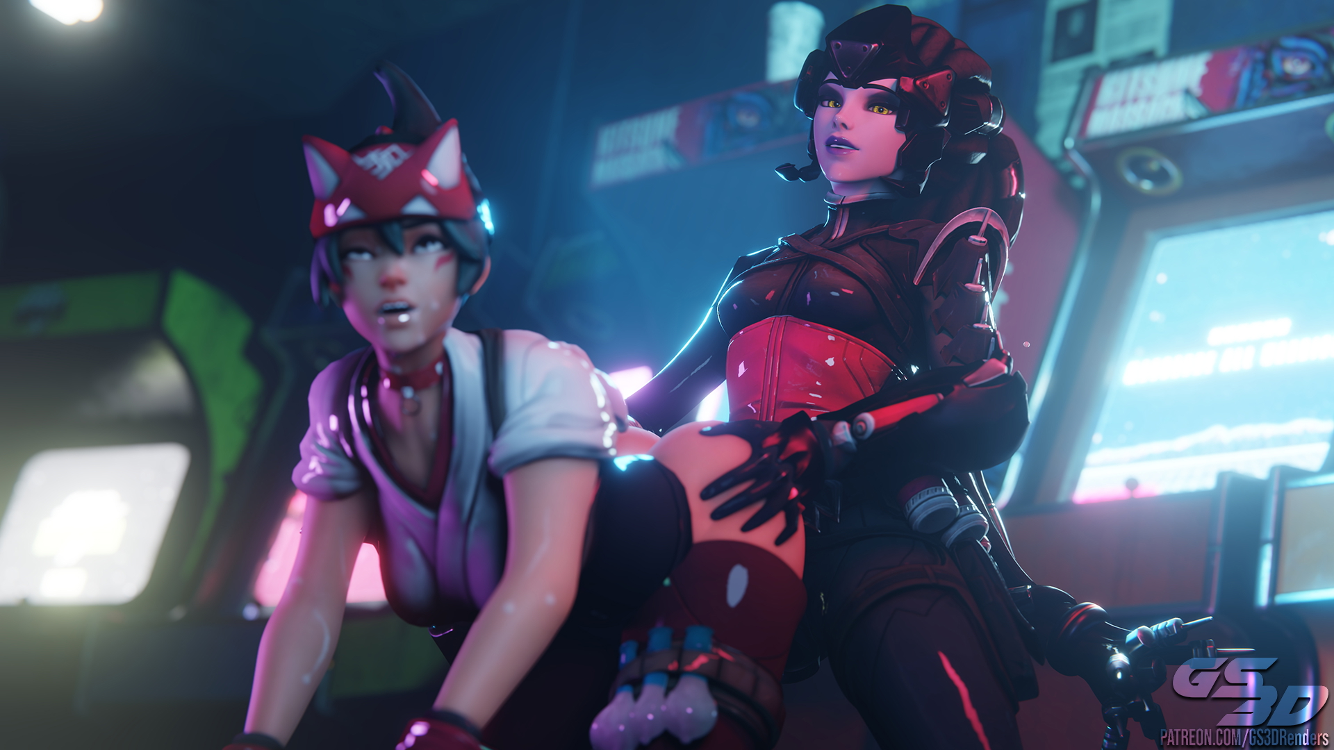 Kanezaka Conquered [HD] Overwatch Kiriko Widowmaker Widowmakeroverwatch Widow Slut Cum Cum Covered Collar Anal Strapon 2