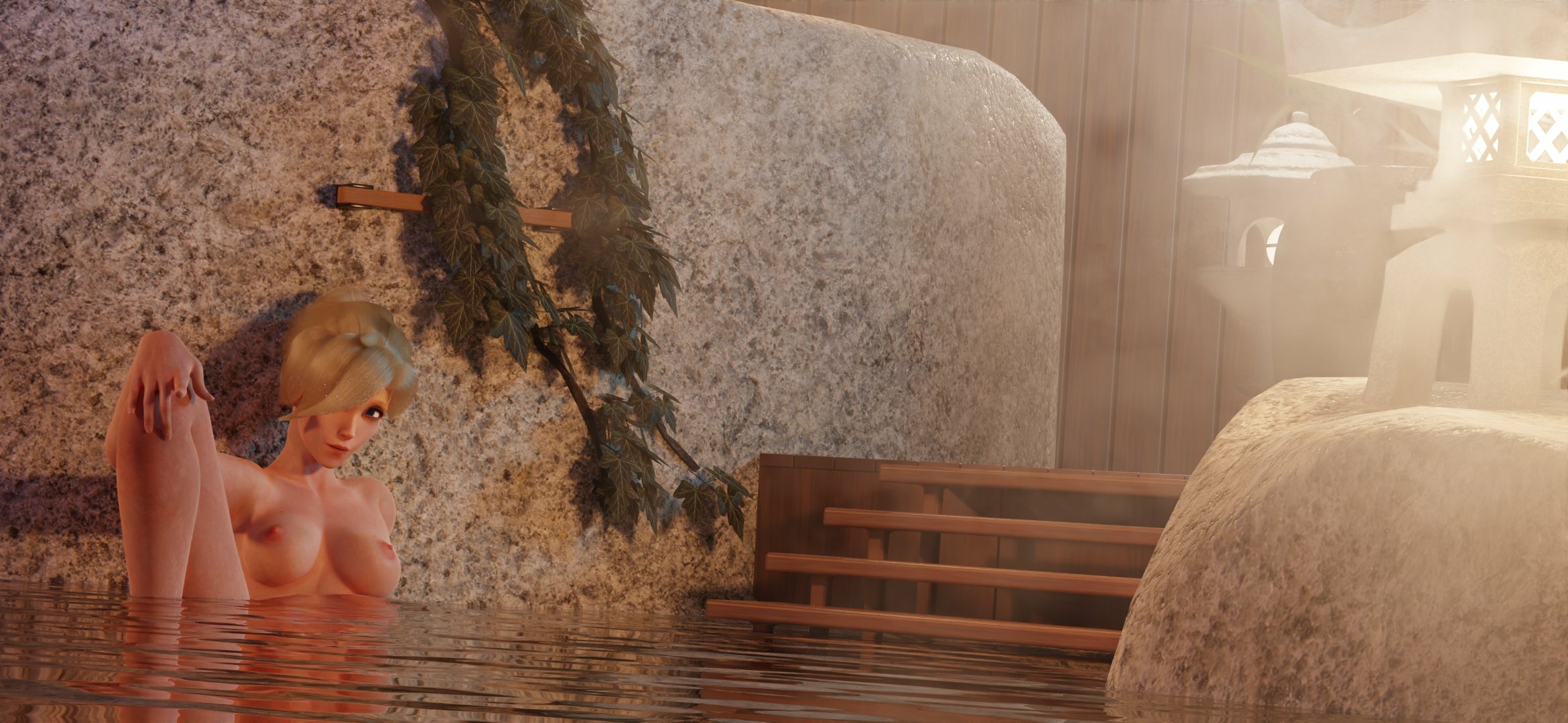 Mercy taking a hot bath ^^ Mercy Overwatch Boobs Ass Horny Face Sexy Big Tits Horny Perfect Body 3d Porn Naked Nipples 3