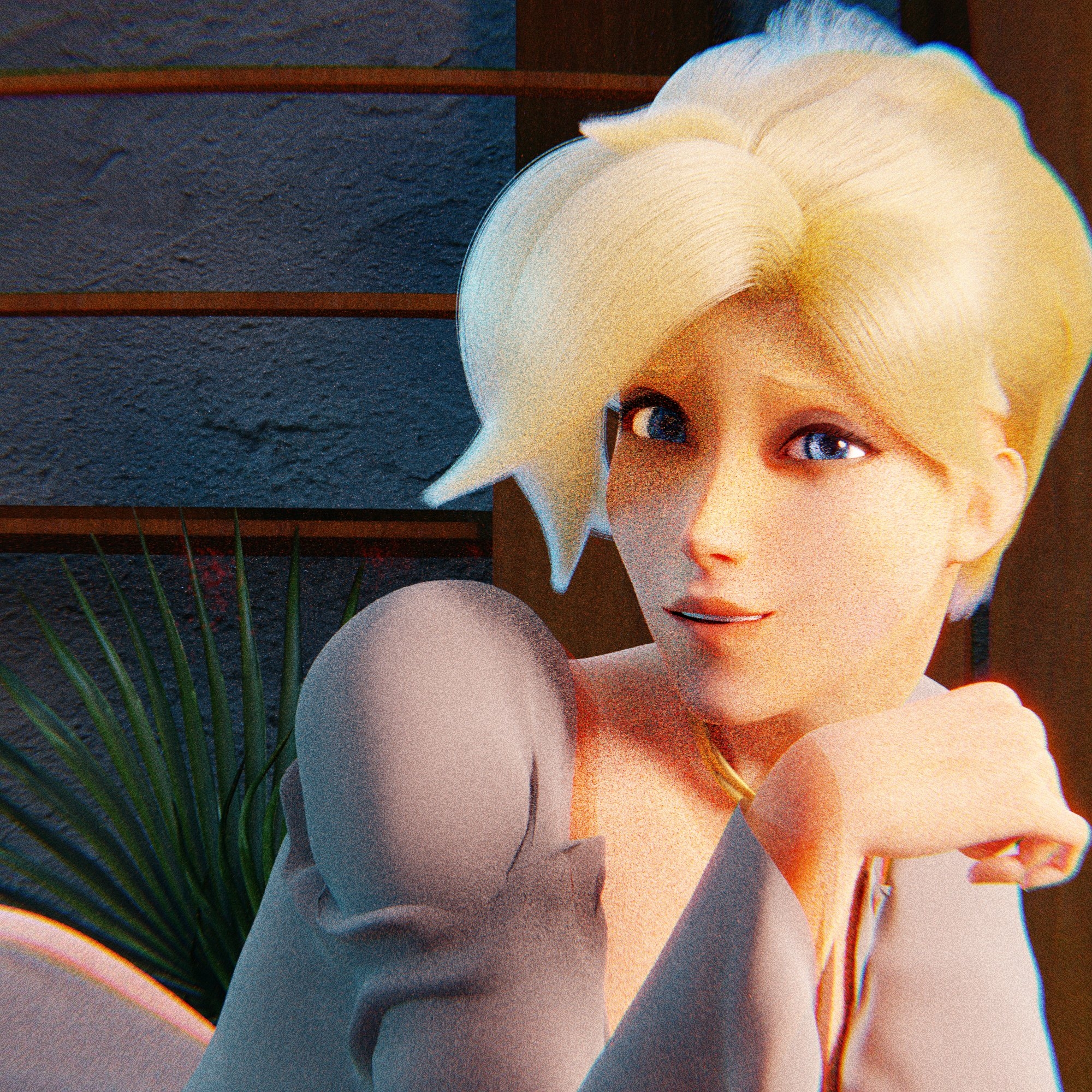 New Pfp :D Mercy Overwatch Sfw Horny Face Sexy Big Tits Horny Perfect Body 3d Porn