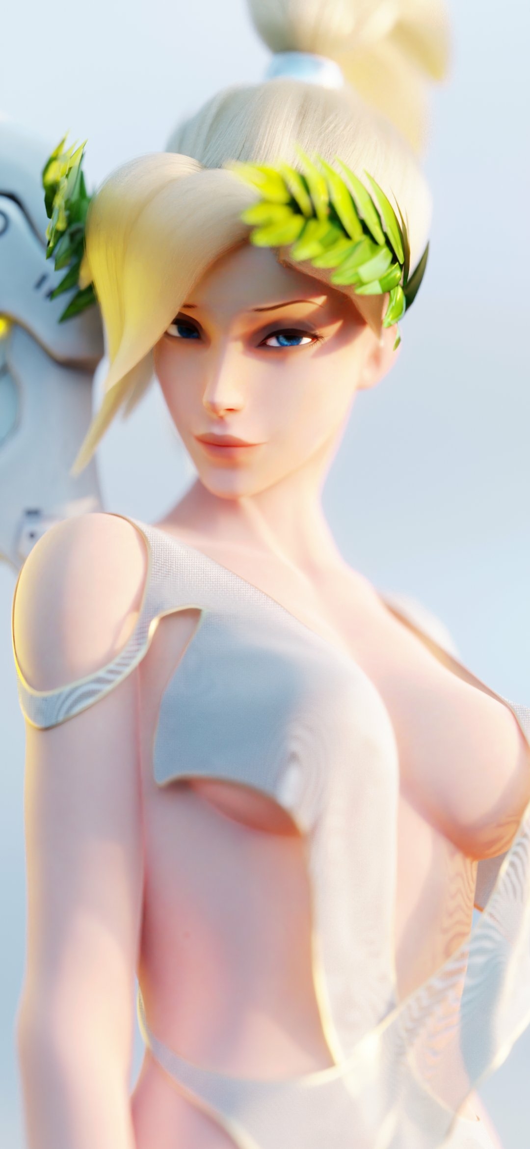 hai :D Mercy Overwatch Panties Natural Boobs Boobs Horny Face Sexy Horny Perfect Body 3d Porn 2