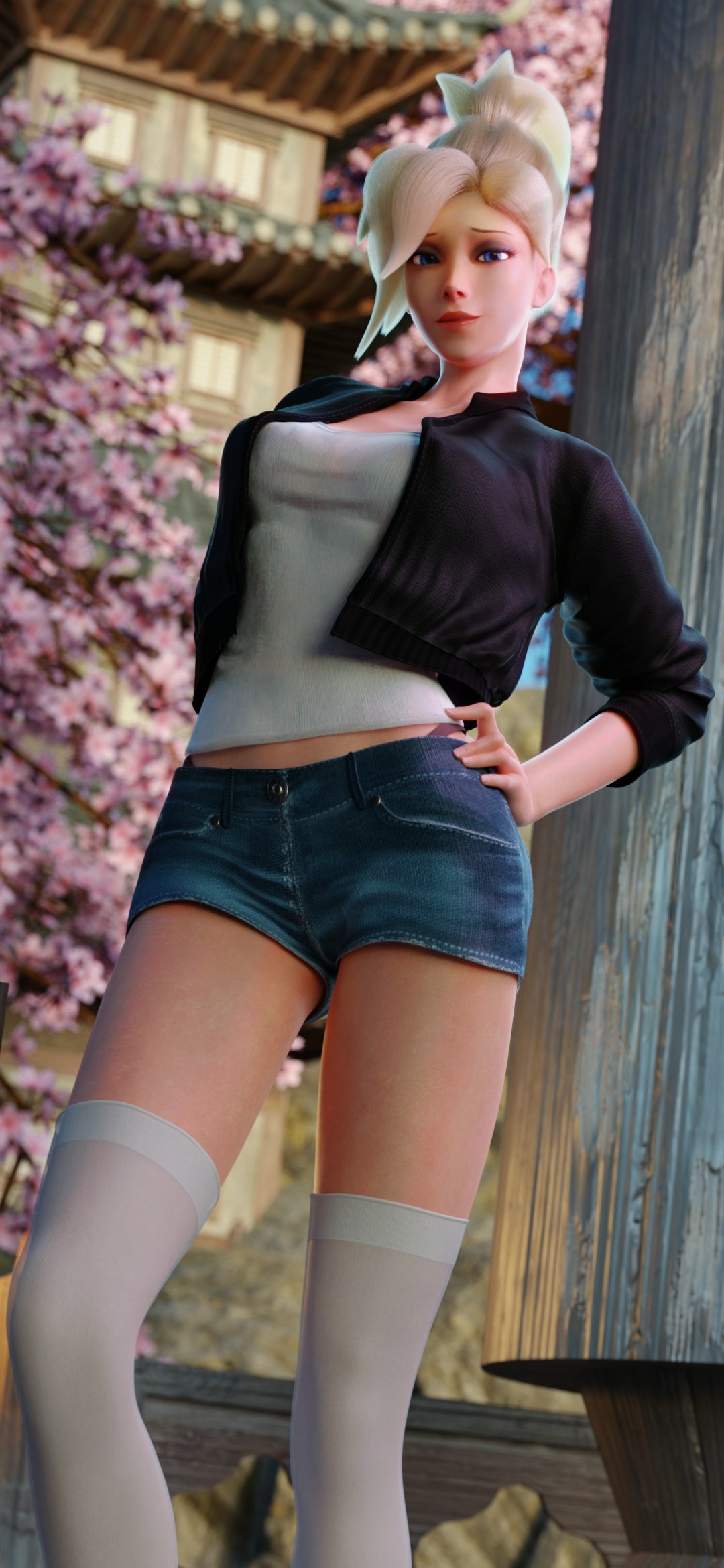cool pose Mercy Overwatch Sfw Natural Boobs Boobs Horny Face Sexy Horny Perfect Body 3d Porn