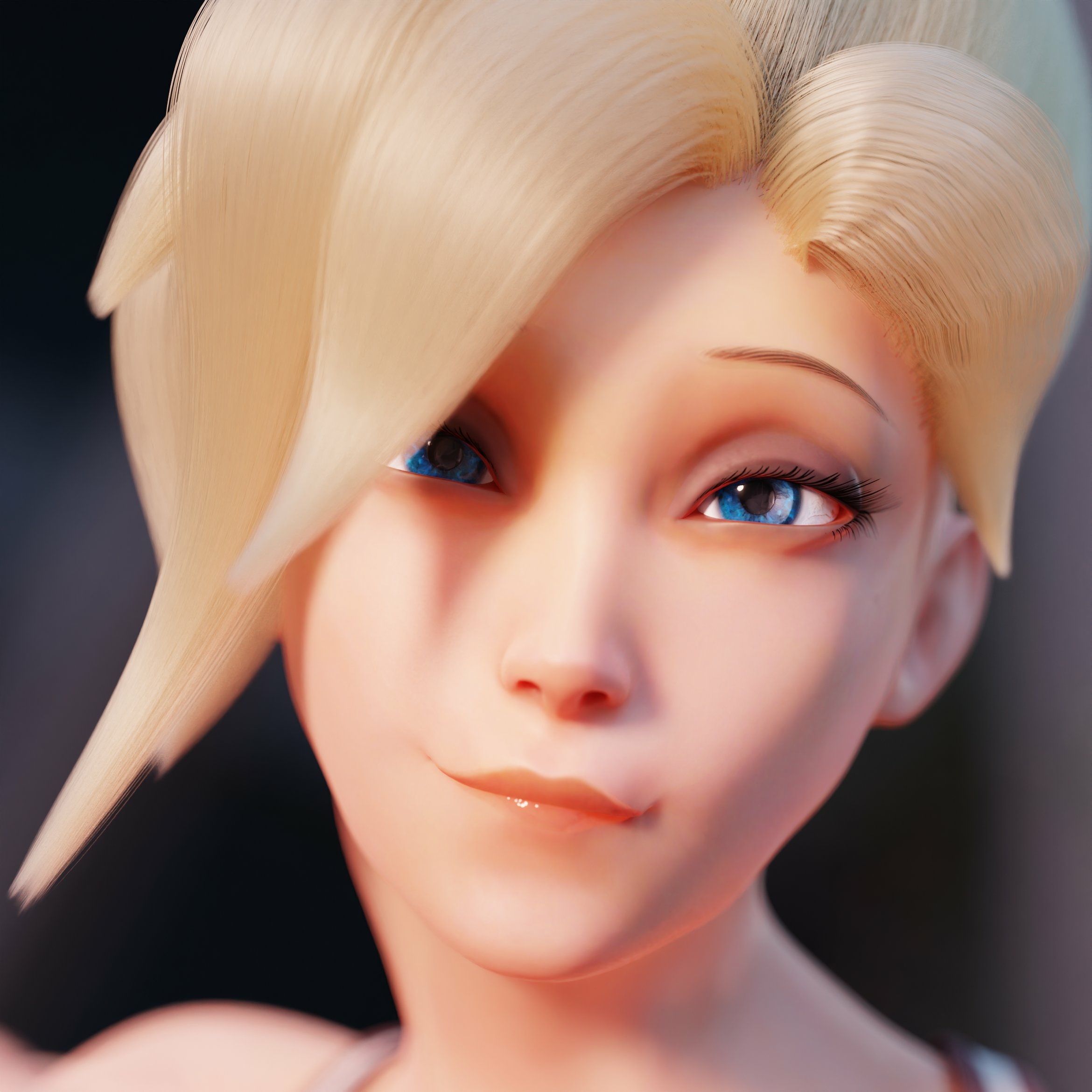 hai hai~ Mercy Overwatch Lingerie Bikini Natural Boobs Boobs Horny Face Sexy Horny Perfect Body 3d Porn 3