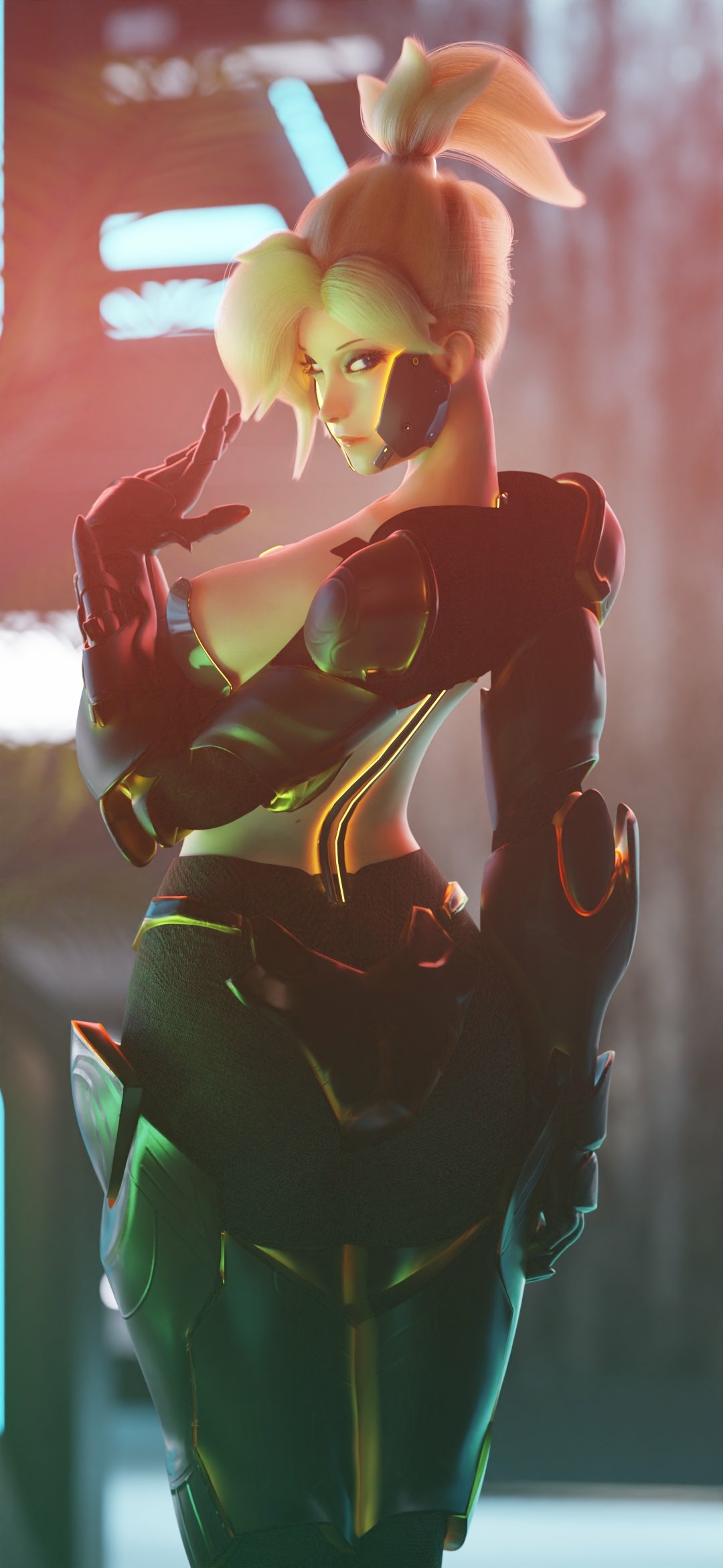 hai :D Mercy Overwatch Back View Ass Boobs Horny Face Sexy Horny Perfect Body 3d Porn