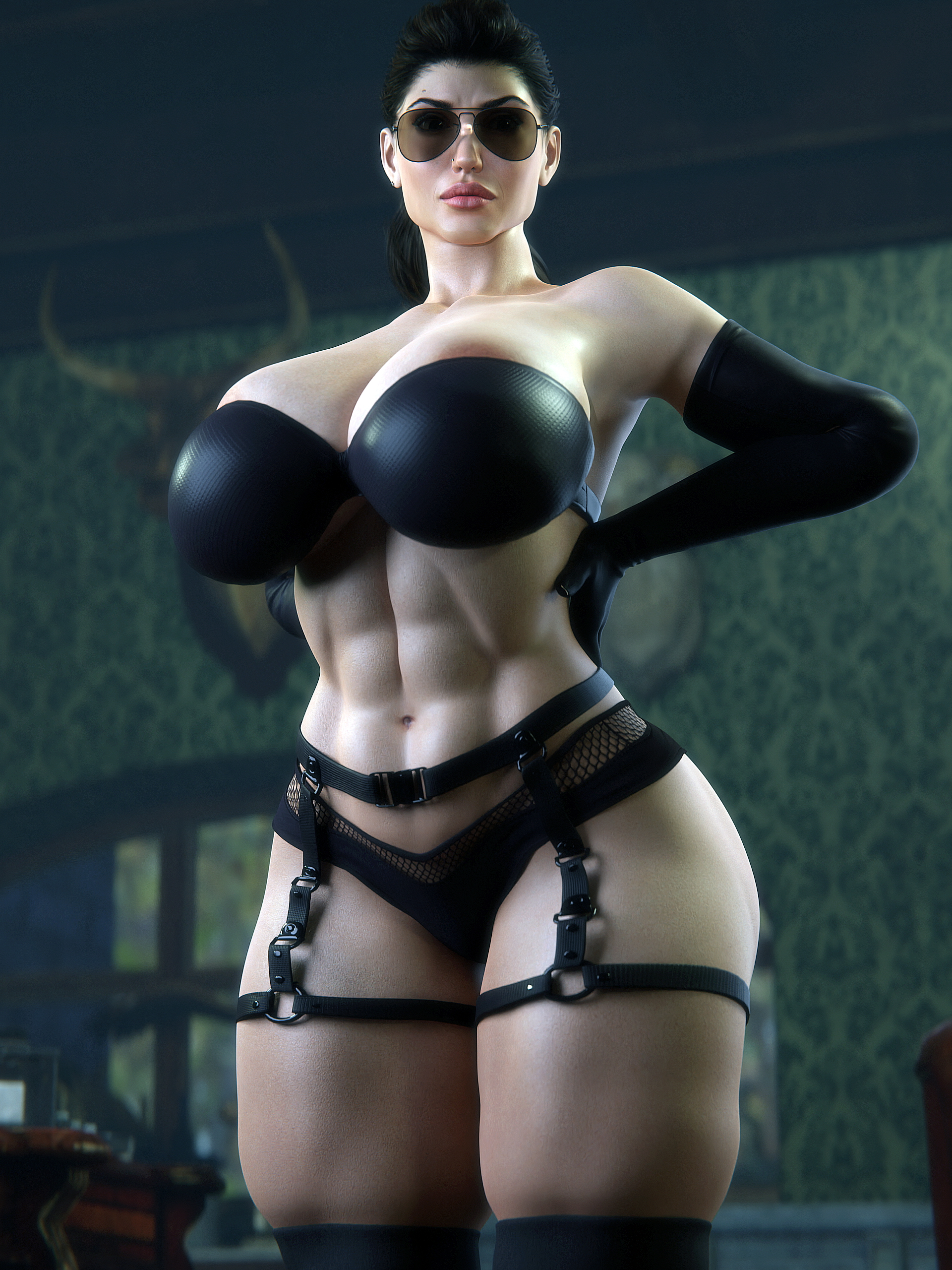 OG 2001 Tomb Raider Tomb Raider Lara Croft Big Tits Big Ass Muscular Girl Thick Thighs 2