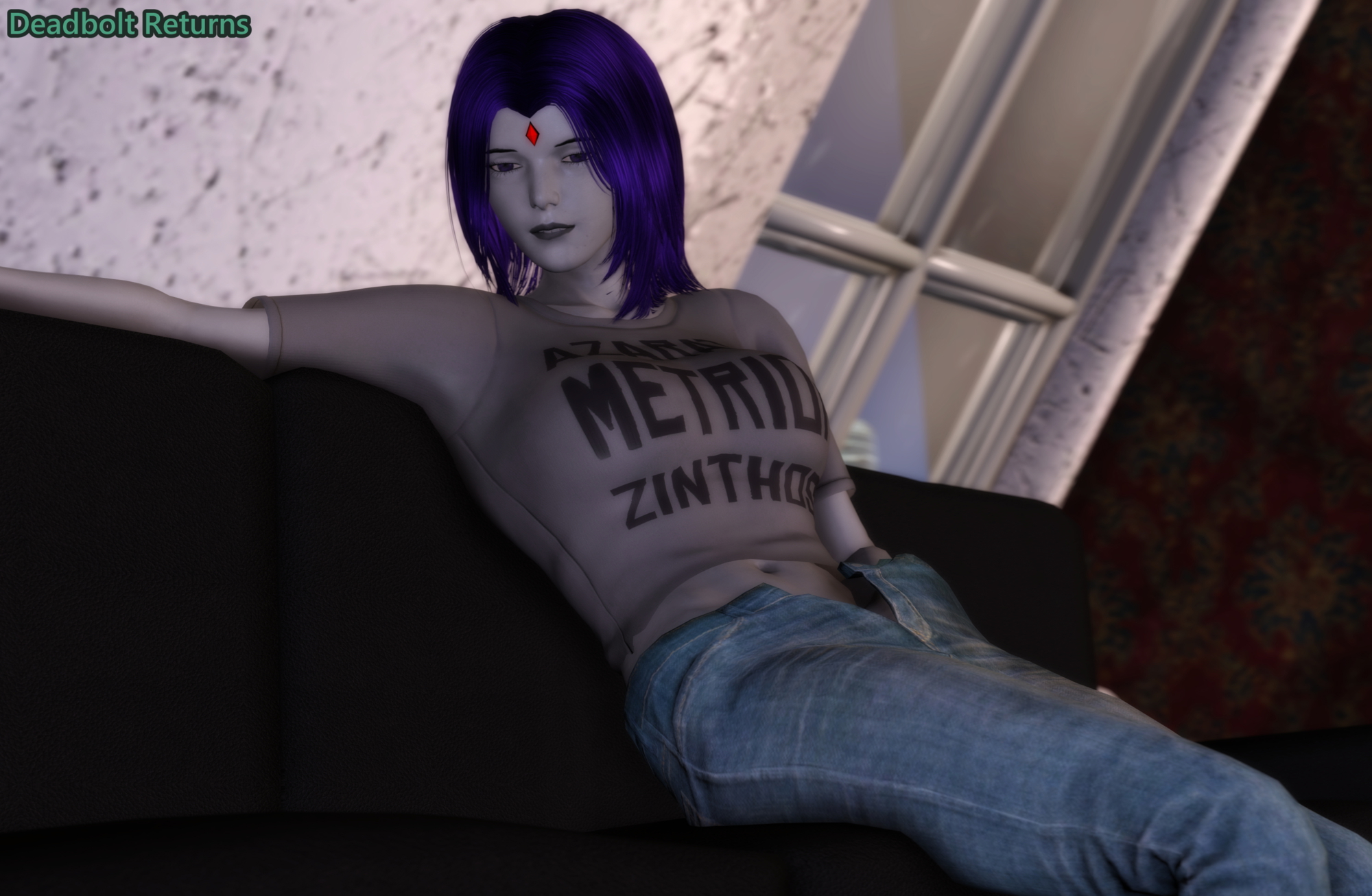 Casual Raven Unbuttoned Raven (teen Titans) Teen Titans Rule 34 Rule34 Sfm Source Filmmaker