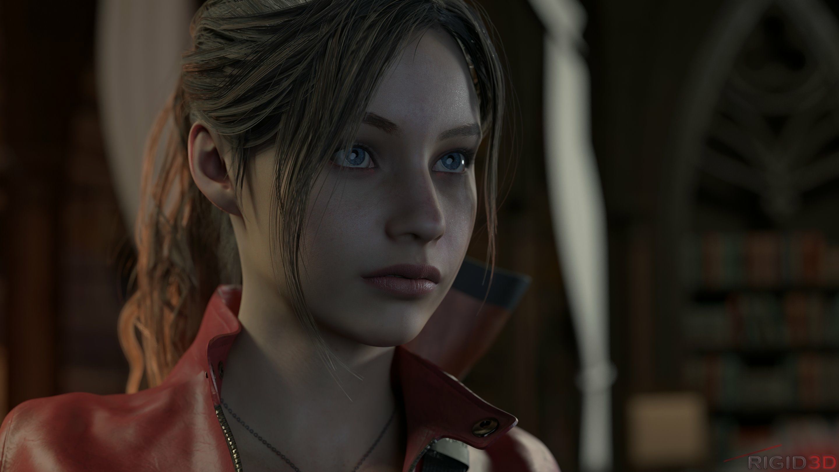 Claire from RE2. Claire Redfield Resident Evil Boobs Big boobs Naked Sexy Horny Face Horny Ass Big Ass 3d Porn 2