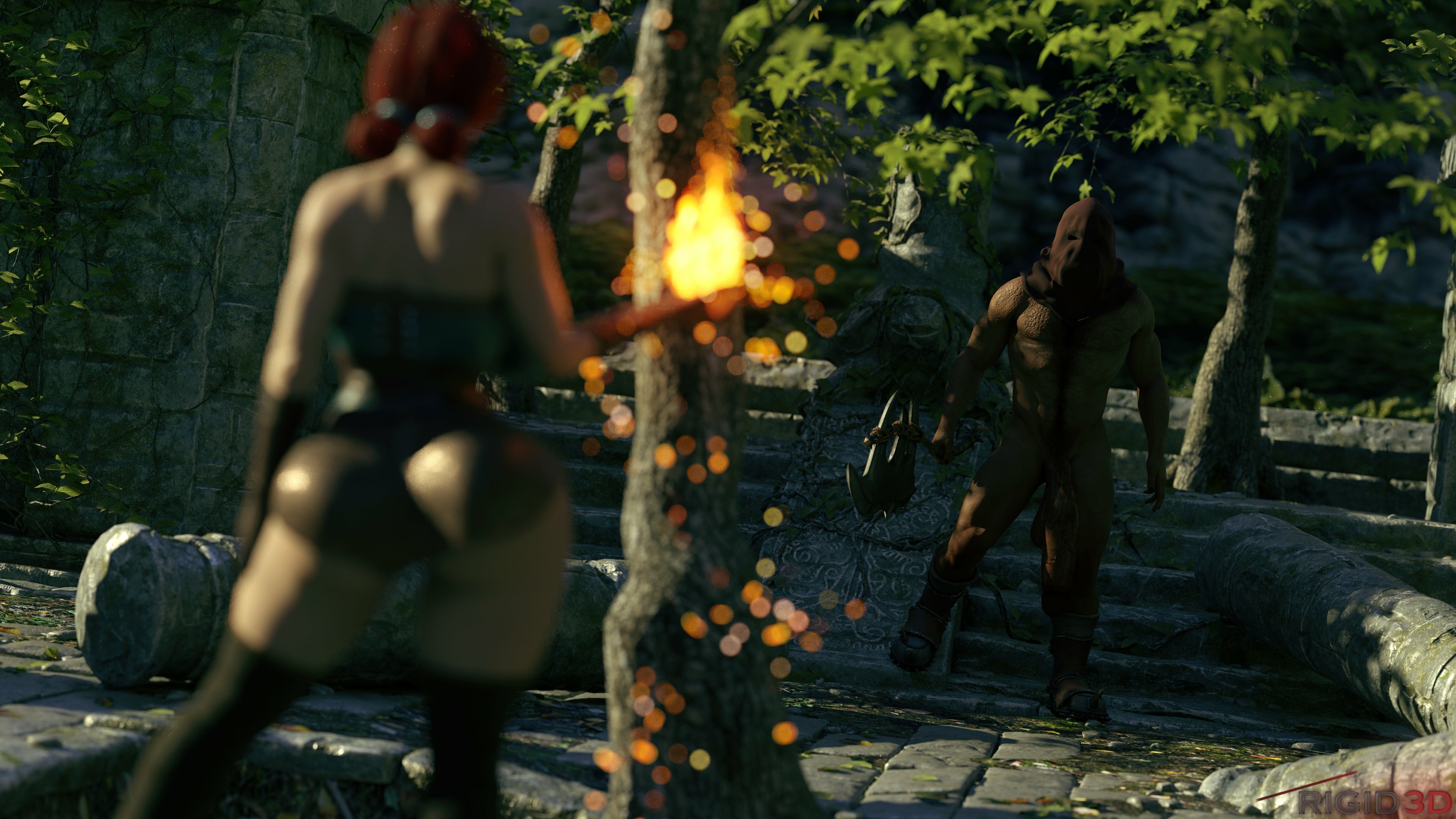 I always get inspired to make weird shit after finishing models. Triss Merigold The Witcher Big Dick Dick Titjob Cum Ass Boobs Big boobs Sexy Horny Face Horny Big Ass 3d Porn