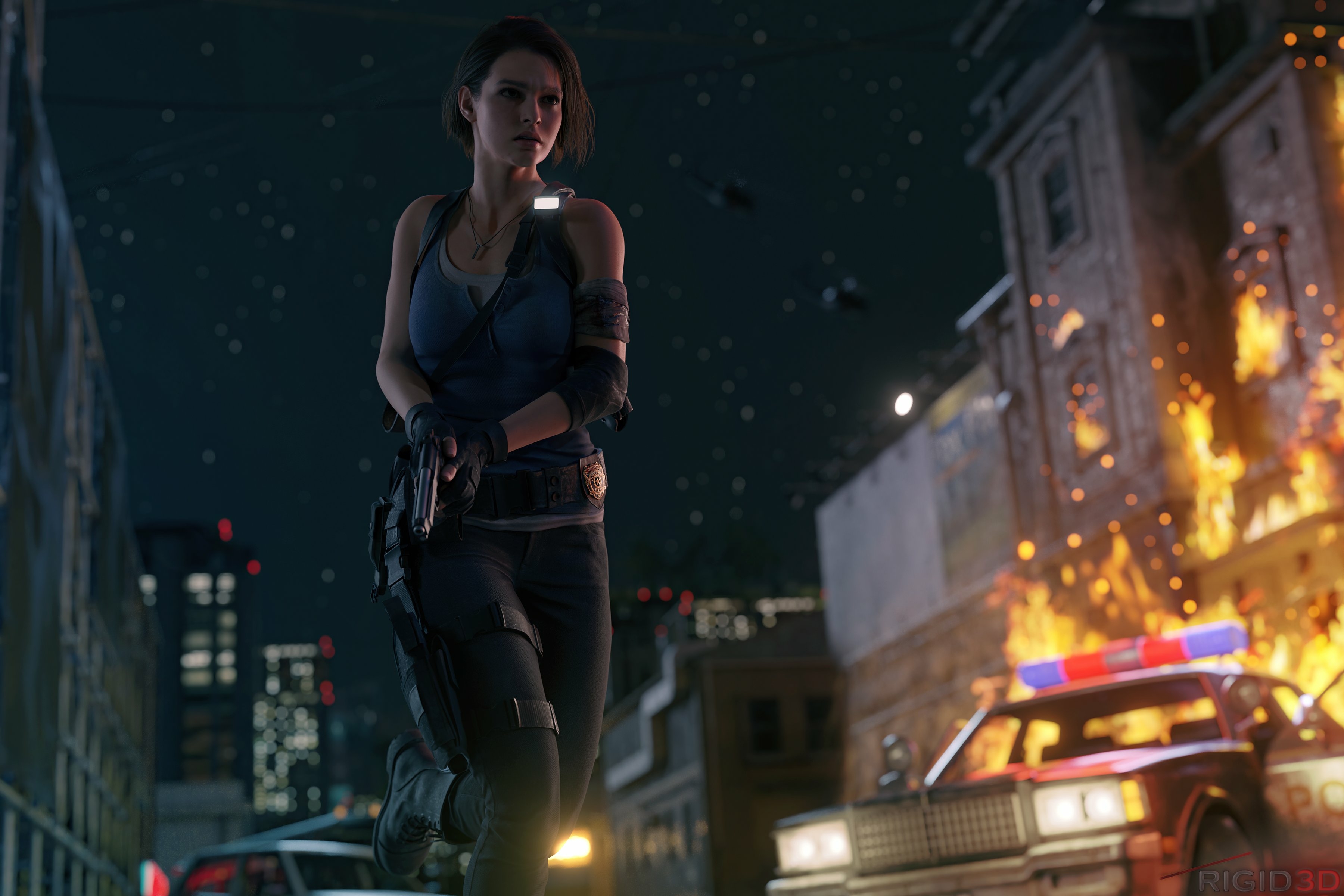 It took ages to get Jill’s outfit done Jill Valentine Resident Evil Sexy Horny Face Horny Boobs Big boobs Big Ass