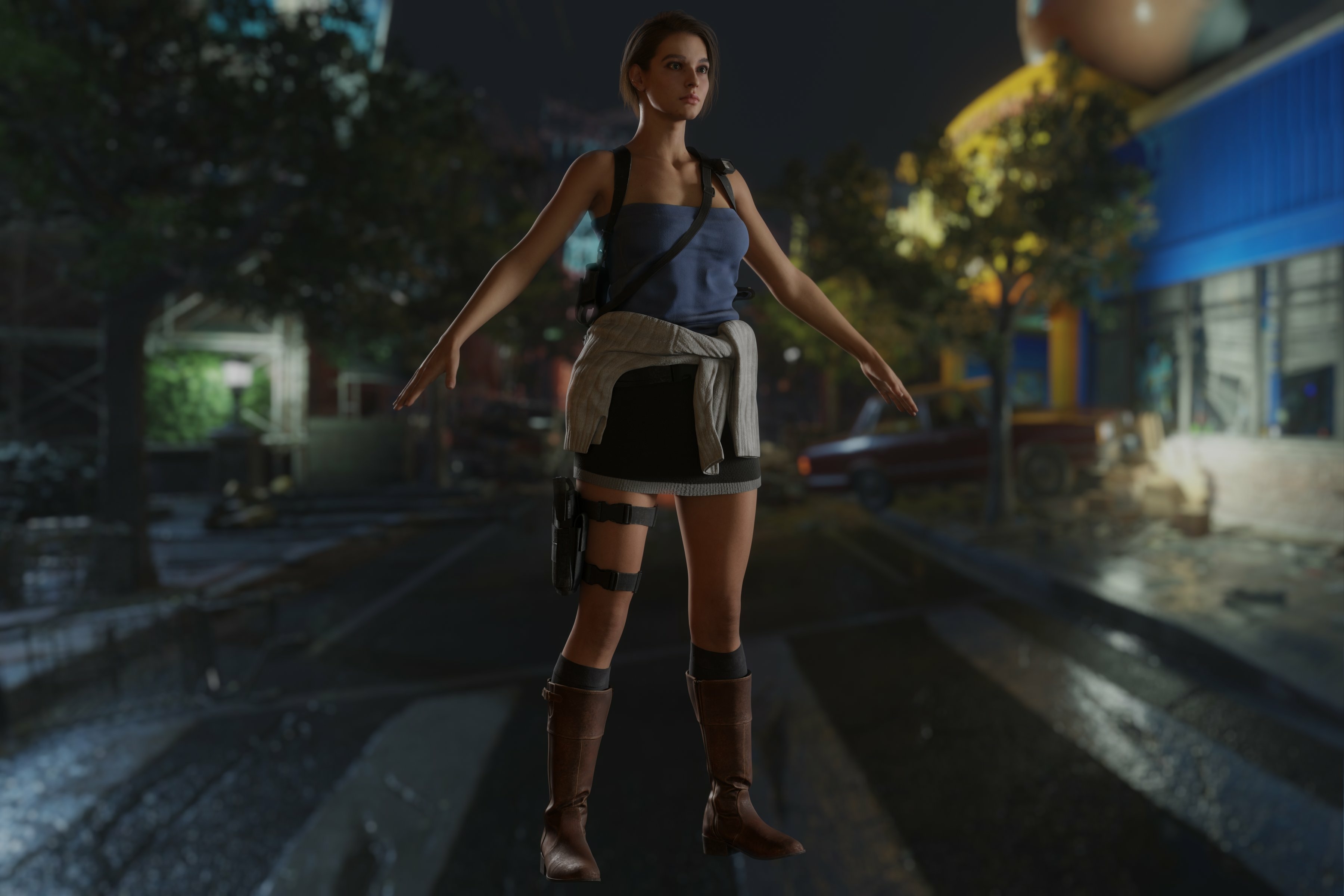 Here’s an update to the new Jill model. Jill Valentine Resident Evil Sexy Horny Face Horny Boobs Big boobs Big Ass