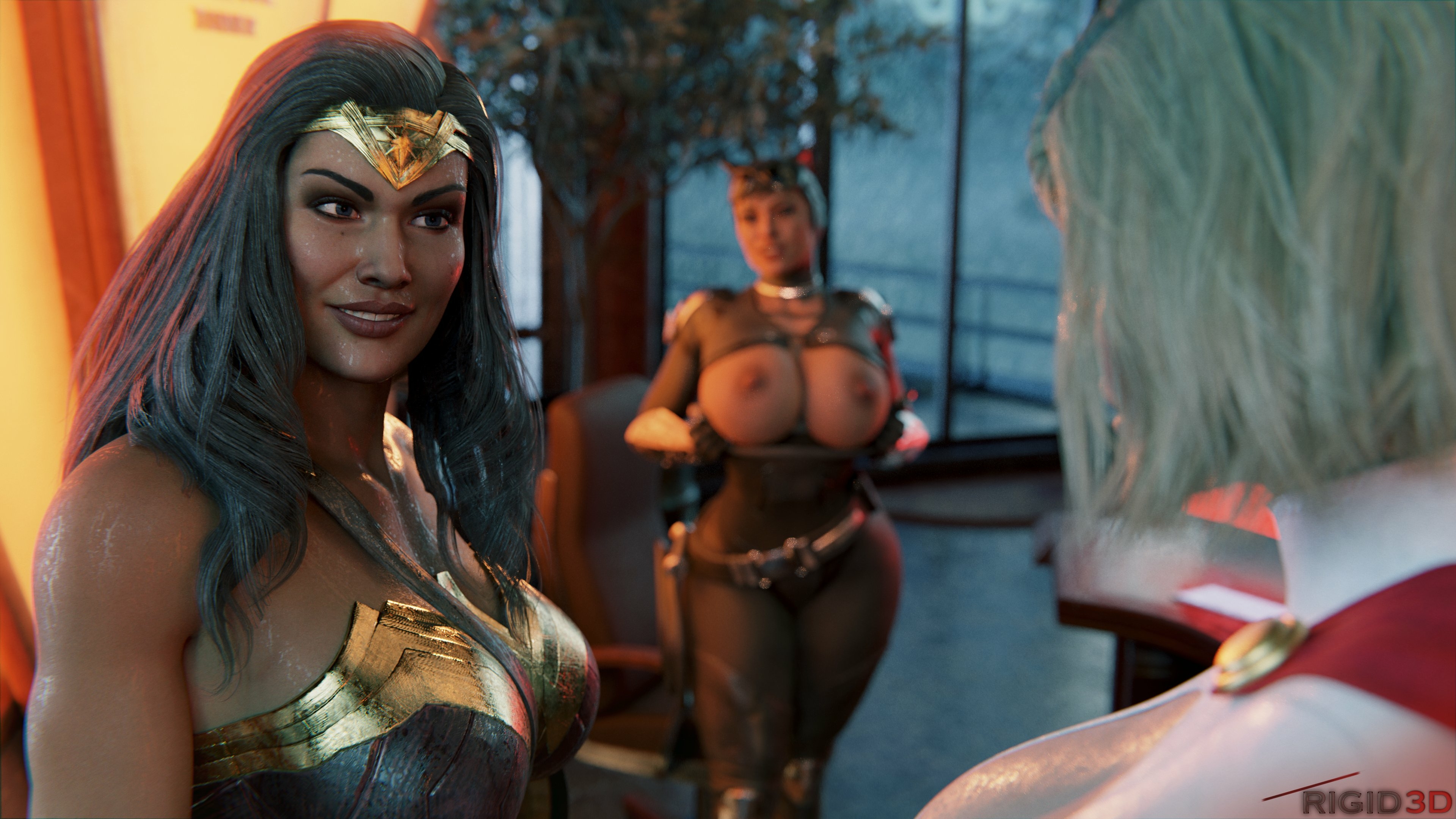 Here’s some pics with a little more meat in them. Catwoman Dc Wonder Woman Wonder Woman Series Supergirl Supergirl Series Dc Comics Futanari Futa Big Dick Dickgirl Nipples Big boobs Sexy Perfect Body Boobs Horny Face Horny 3d Porn 2