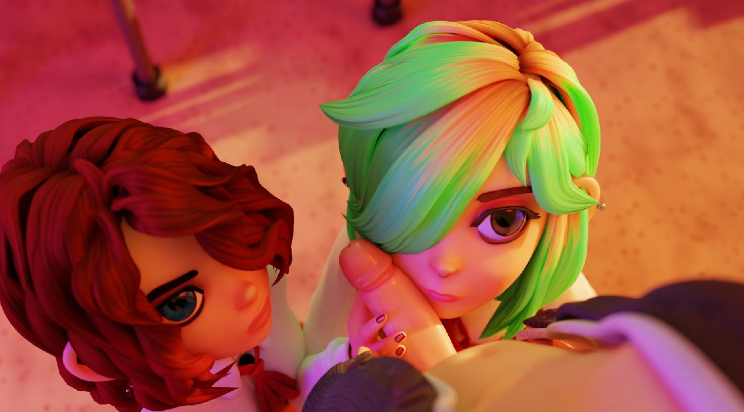 Scrapped cut :(  Original Character Sucking Cock Big Dick Dick Licking Oral Sex Sexy Boobs Natural Boobs 3d Porn