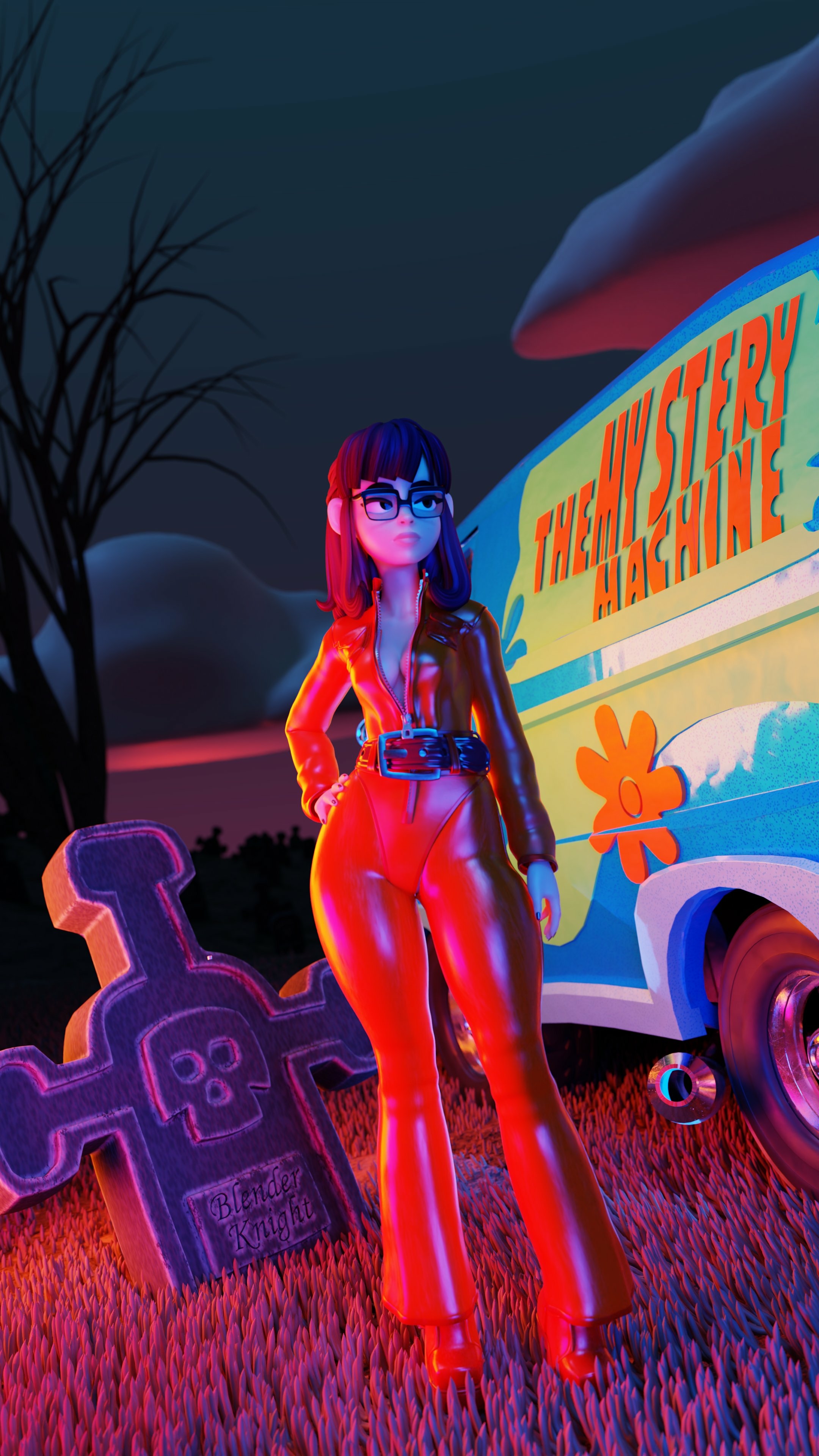 Latex Velma Velma Dinkley Scooby Doo (series) Clothed Sexy Horny Face Horny Boobs Natural Boobs Tits 3d Porn