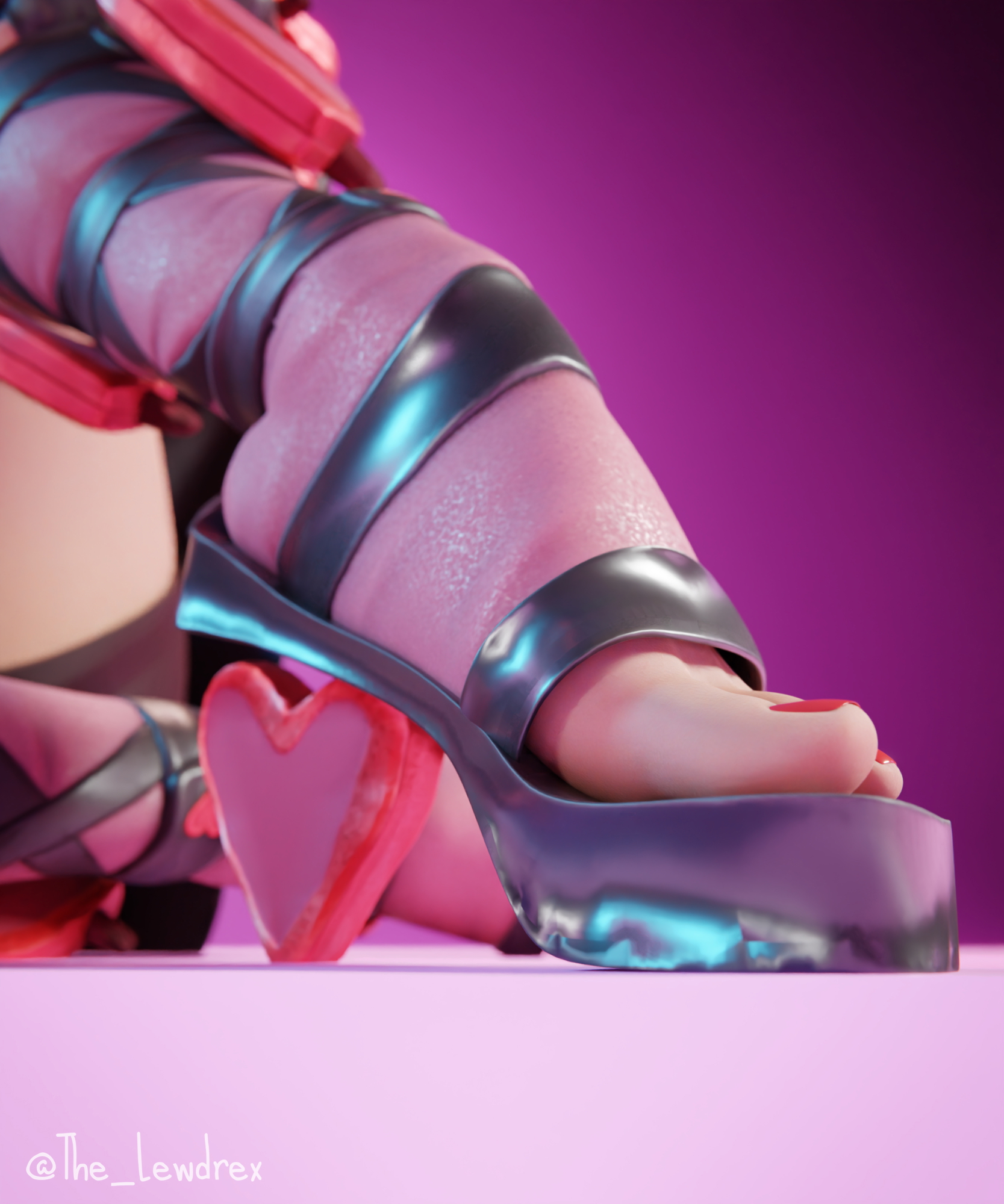 How Lovely Fortnite Lovely (fortnite) Solo Feet Pinup High Heels 1girl 11