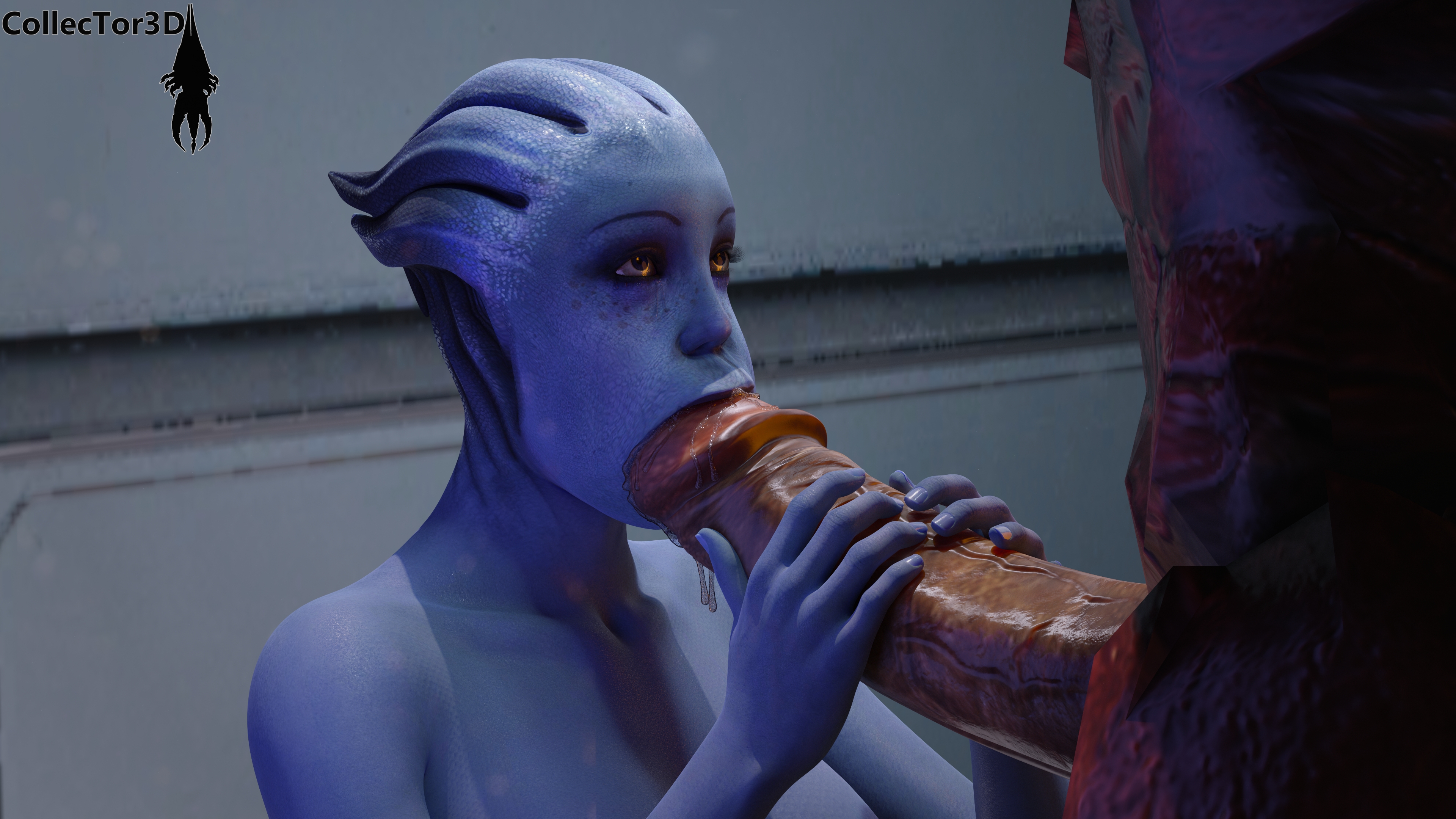 shepard can t satisfied liara  wrex is happy to help Liara T Soni Liara T'soni Mass Effect Asari (mass Effect) Evelyn Parker Big Dick Ass 3d Girl 3d Porn Blendercycle Blendernsfw Blender Cycle Dick Blowjob