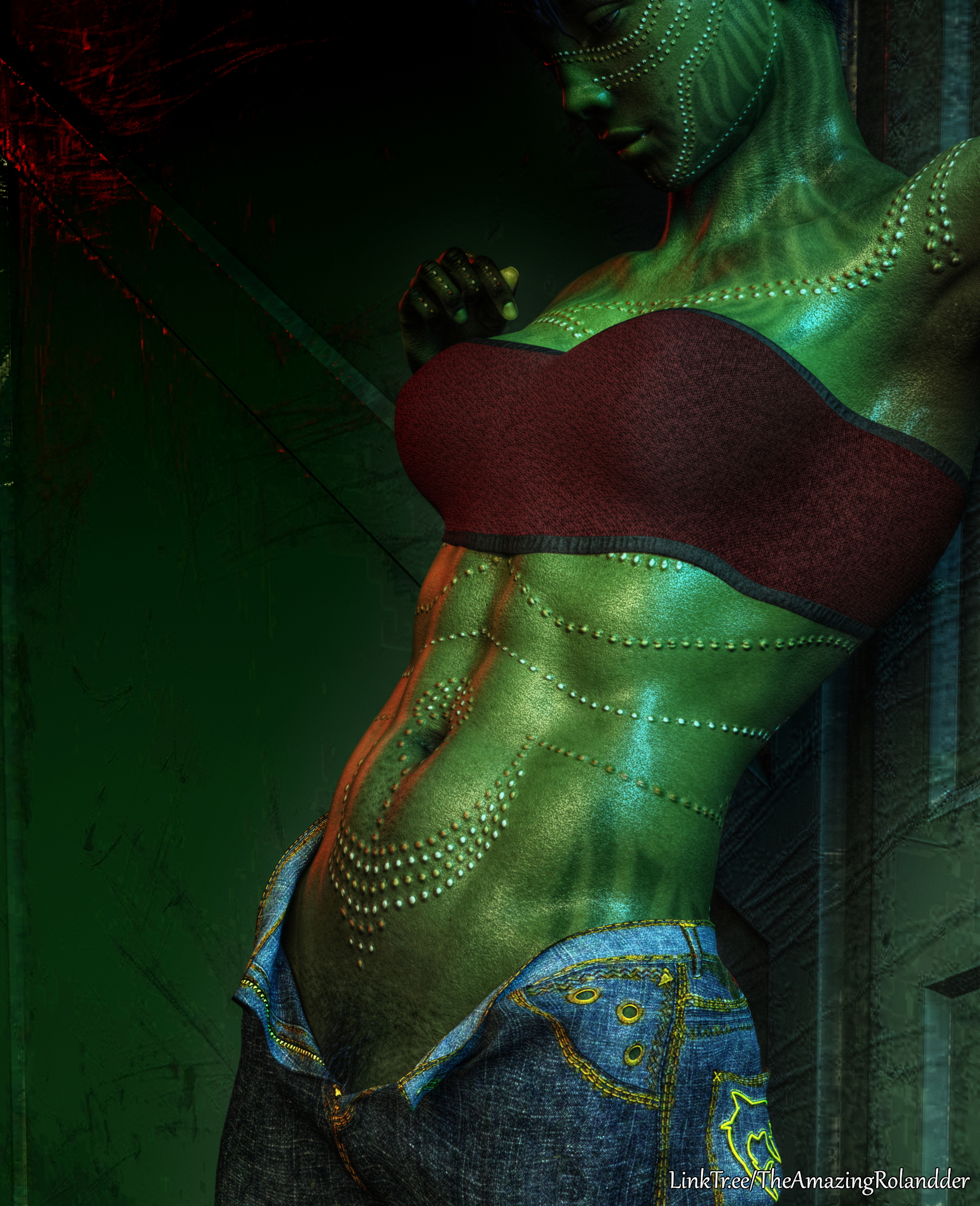 Khern s Abs Khern Of Ironblade Orc Pinup Abs