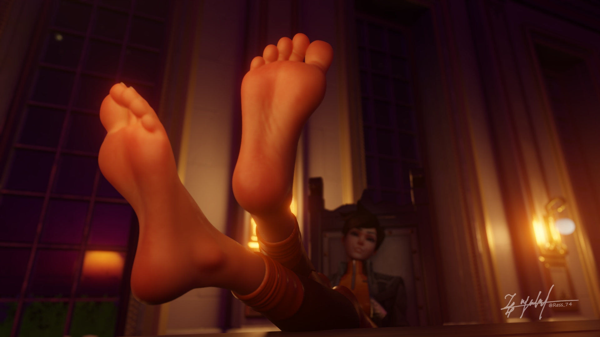 Here come some smelly feet Tracer Overwatch Overwatch 2 Feet Socks 2
