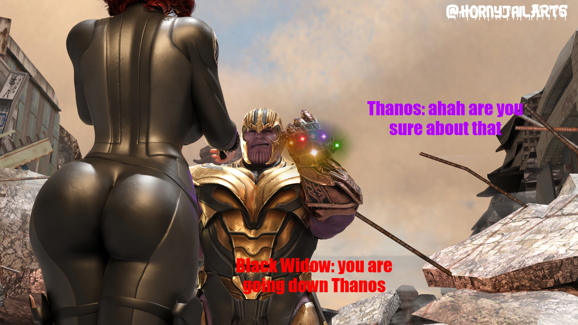 Black Widow gets fuck by Thanos Black Widow Thanos Marvel Nsfw Sex Anal Sex 3d Porn Big Cock Big Ass Big Tits