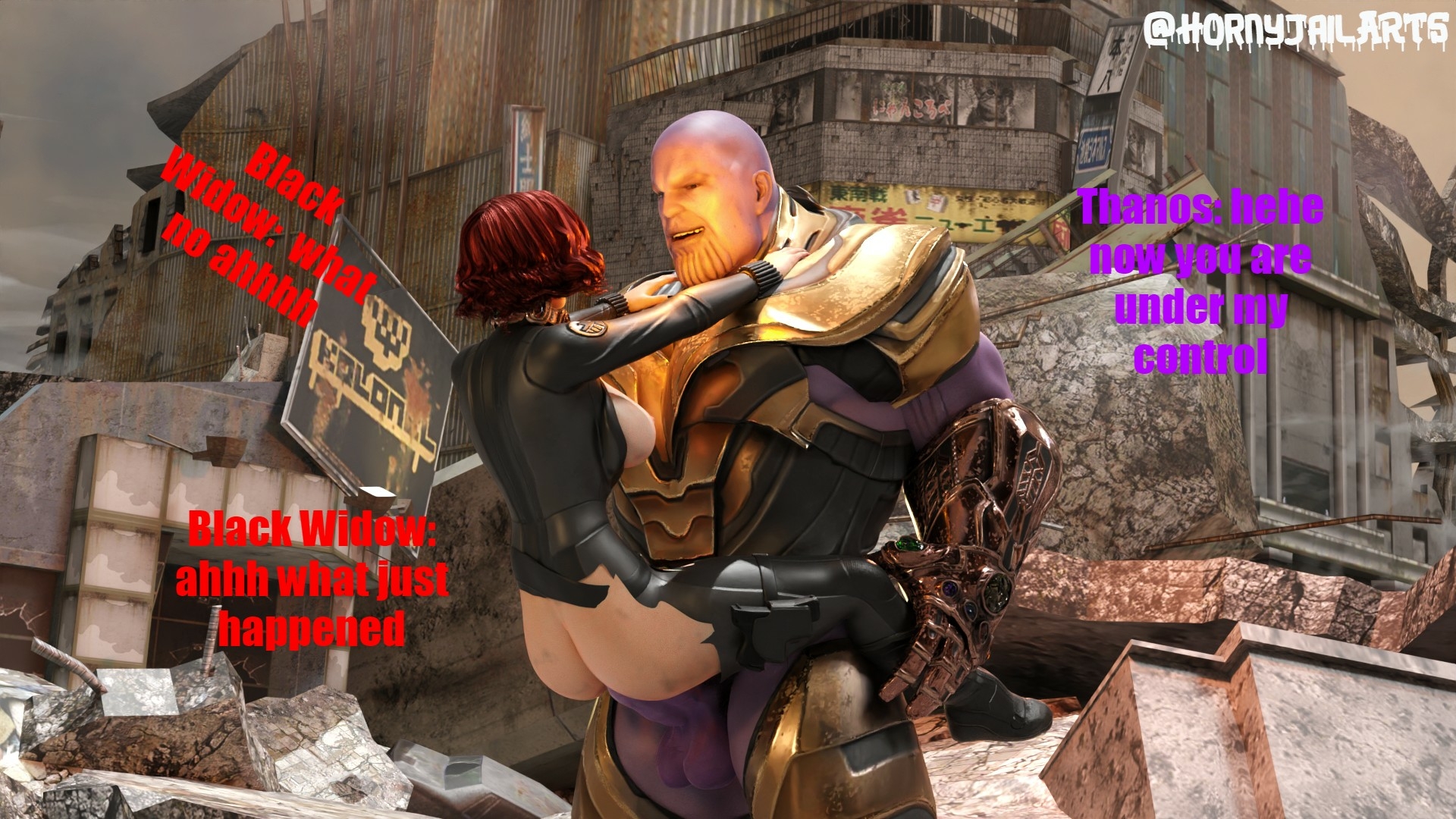 Black Widow gets fuck by Thanos Black Widow Thanos Marvel Nsfw Sex Anal Sex 3d Porn Big Cock Big Ass Big Tits 2
