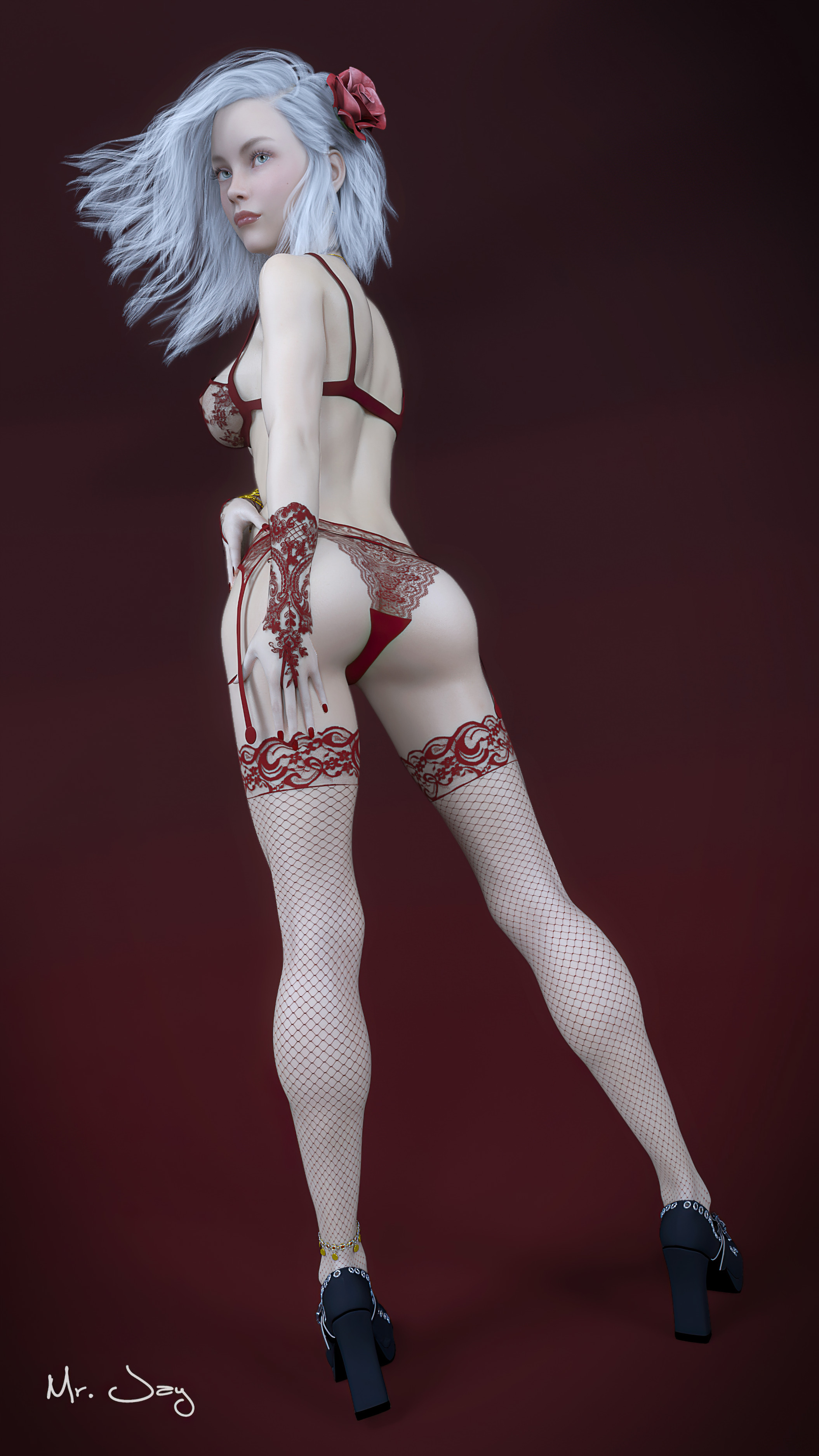 Dora from ShadowBrides  Fantasy Half Naked Naked Vampire 3