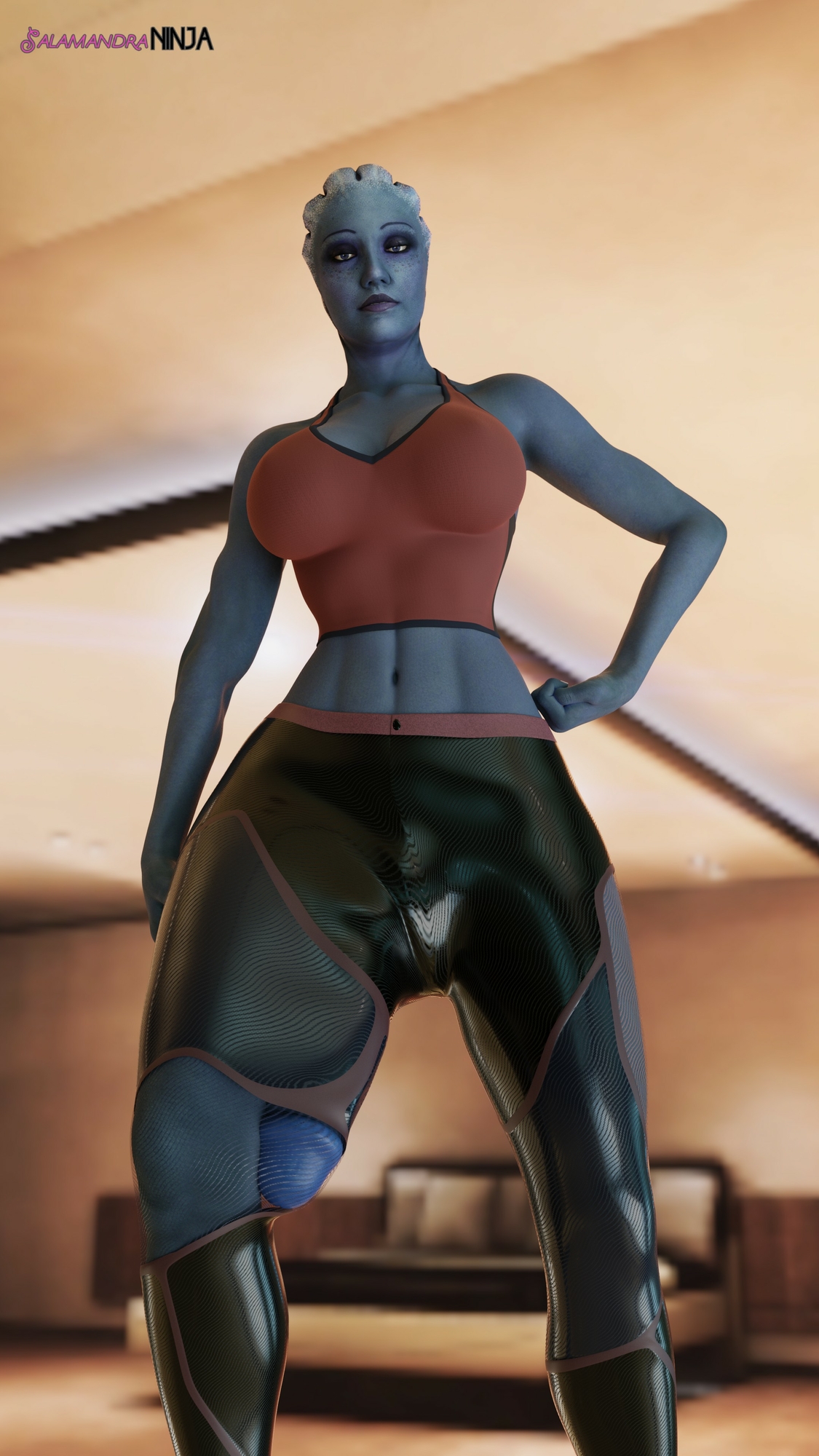 Liara the Master Mass Effect Asari (mass Effect) Liara Miranda Lawson Futanari