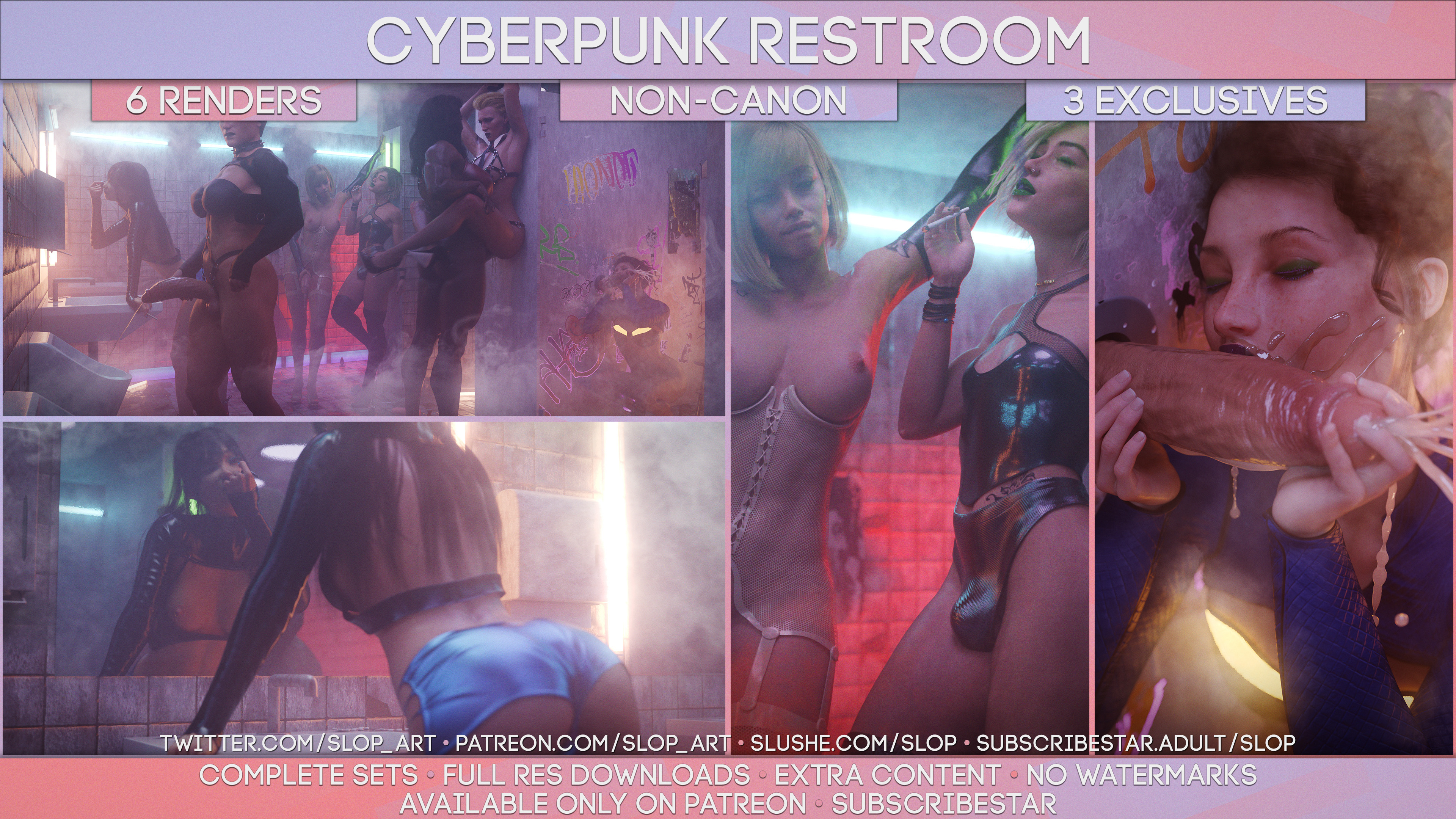 Cyberpunk Restroom Cyberpunk2077 Meredith Stout Nina Broughton Alice Laffut Linde Witteveen Yuna Ling Daria Chernova Amaya Tahan Shemale Futa Dickgirl Femboy Huge Cock Public Restroom Toilet Semen Cum Anal Blowjob 3d Porn