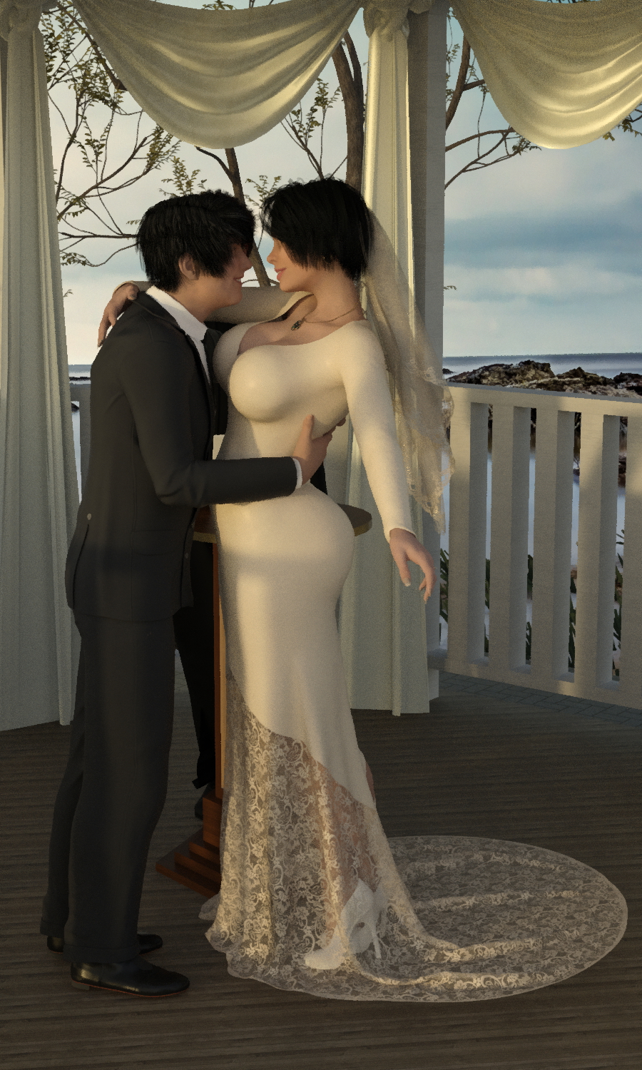 Wedding Day and Wedding Night Celia Milf City Adult Game Milfy City Wedding Teacher School Teacher Student 3