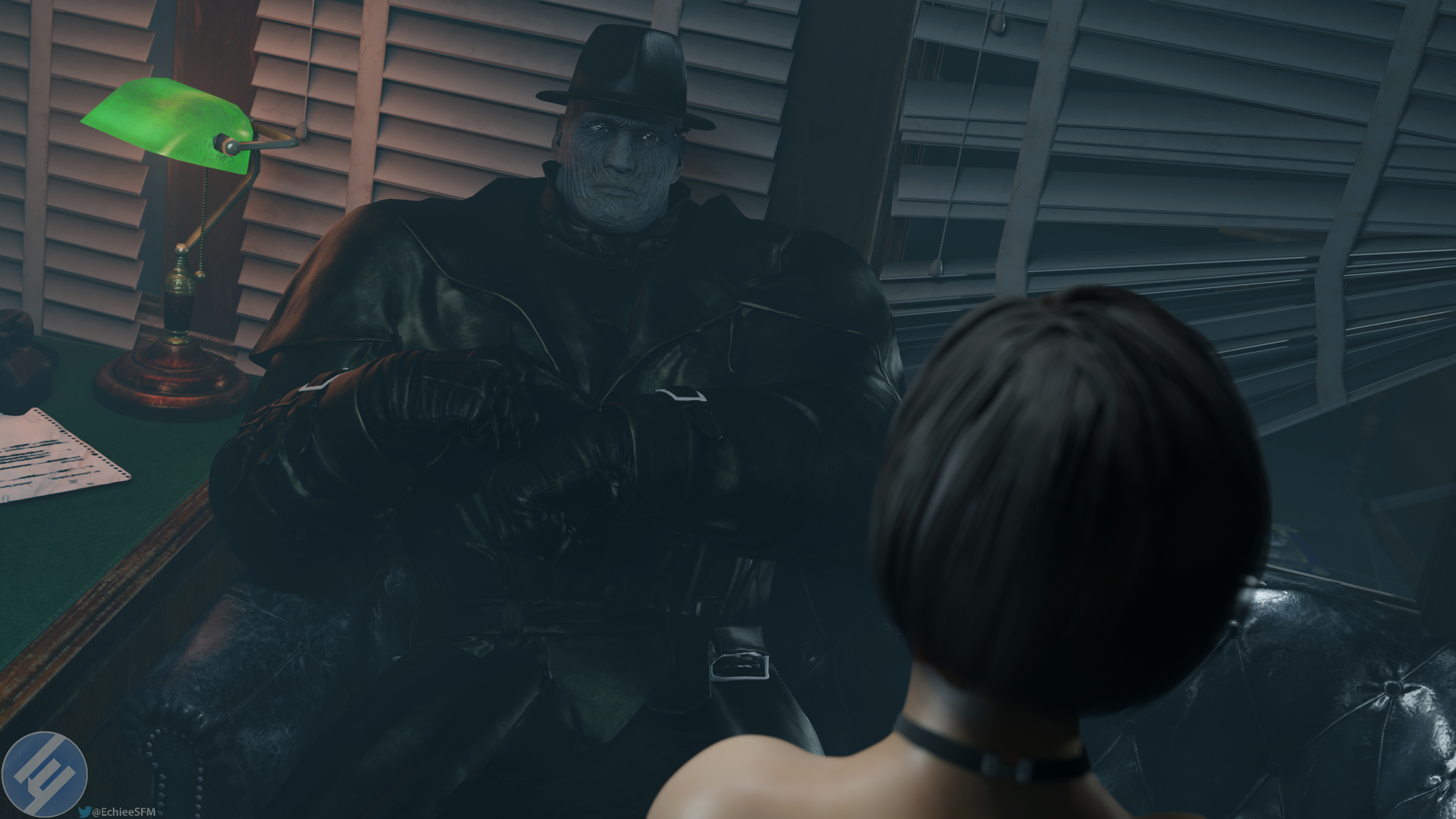 When patience pays off Ada Wong Mr X Resident Evil 2 Remake Blowjob Deep throat Piledrive Vaginal Cowgirl Anal Full Nelson Anal Creampie 2