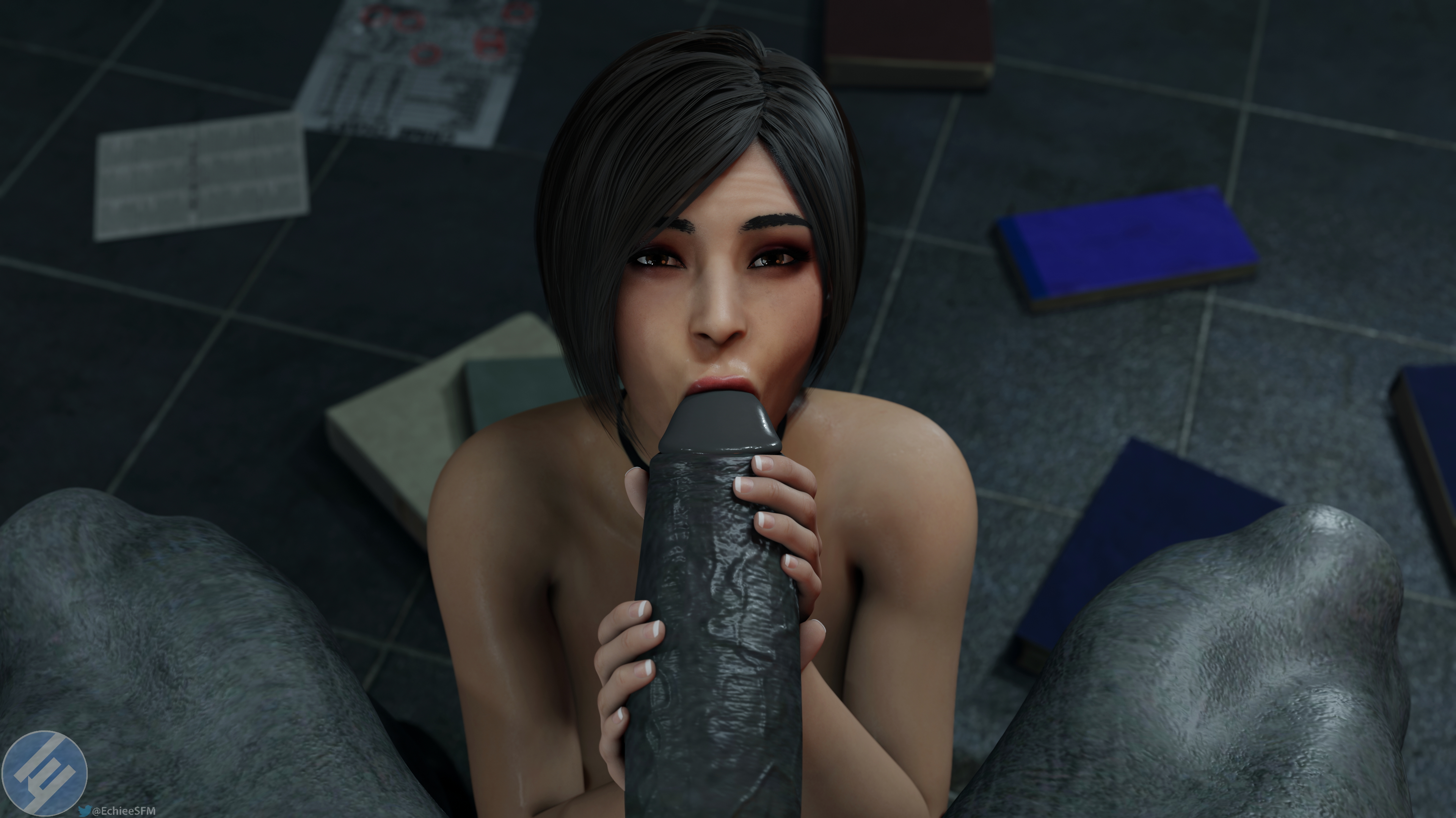 When patience pays off Ada Wong Mr X Resident Evil 2 Remake Blowjob Deep throat Piledrive Vaginal Cowgirl Anal Full Nelson Anal Creampie 11