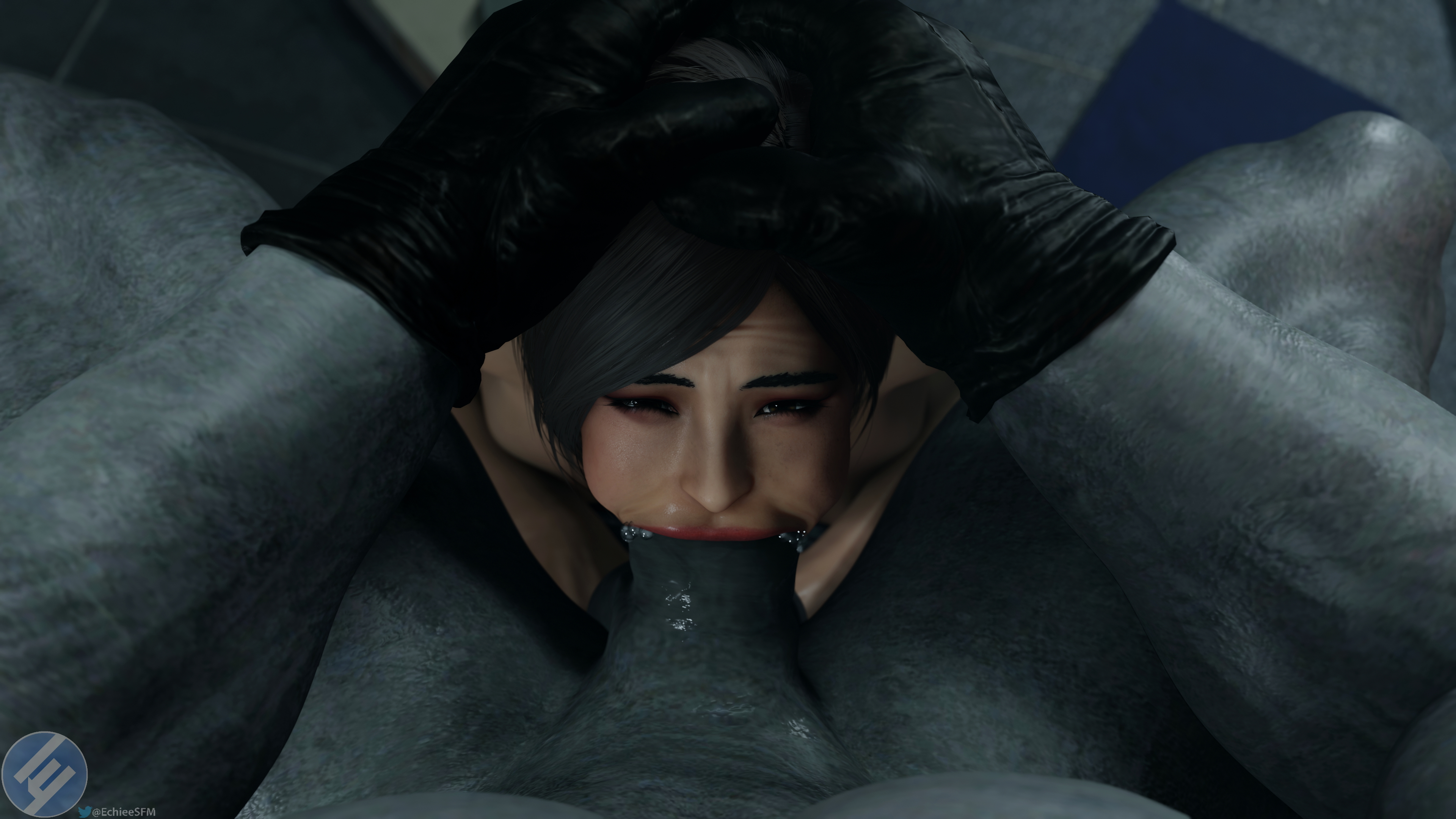 When patience pays off Ada Wong Mr X Resident Evil 2 Remake Blowjob Deep throat Piledrive Vaginal Cowgirl Anal Full Nelson Anal Creampie 14