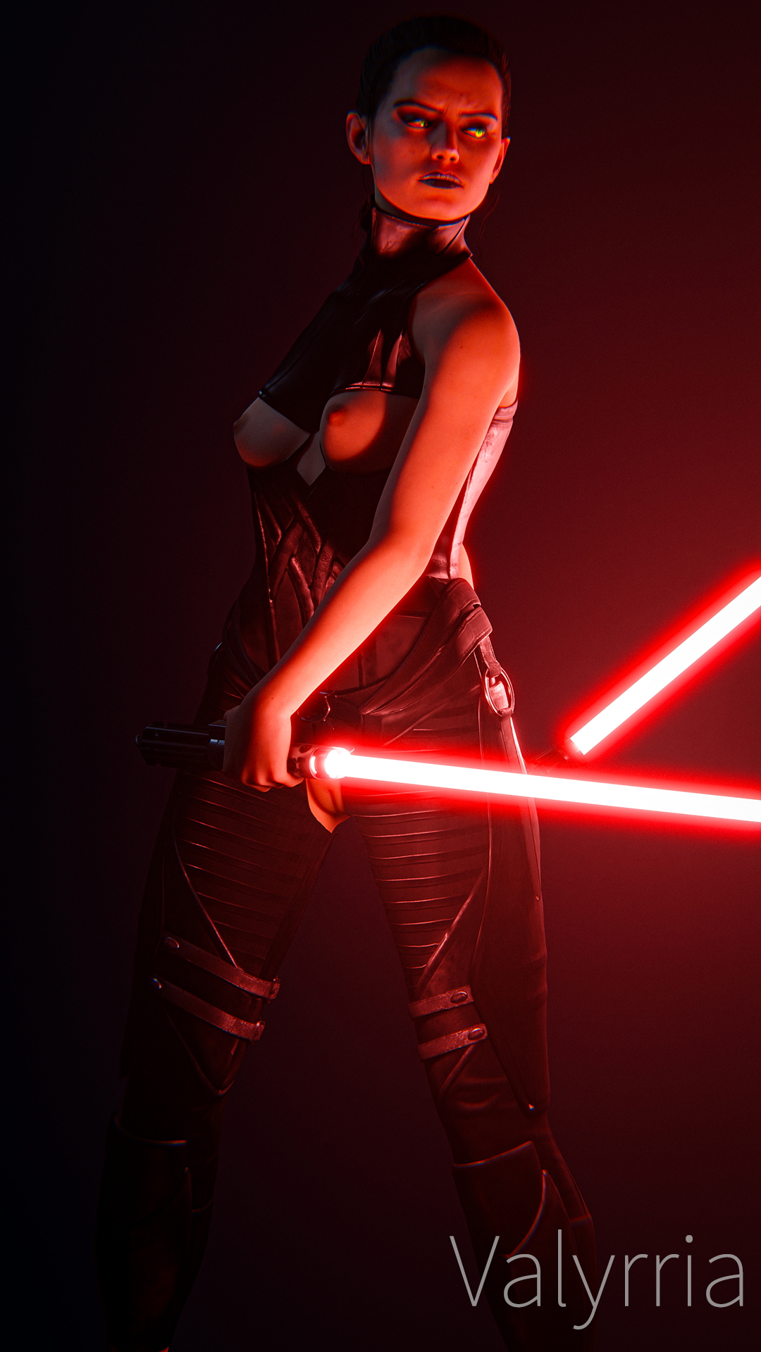 Rey Palpatine Rey Starwars 3d Porn Breasts
