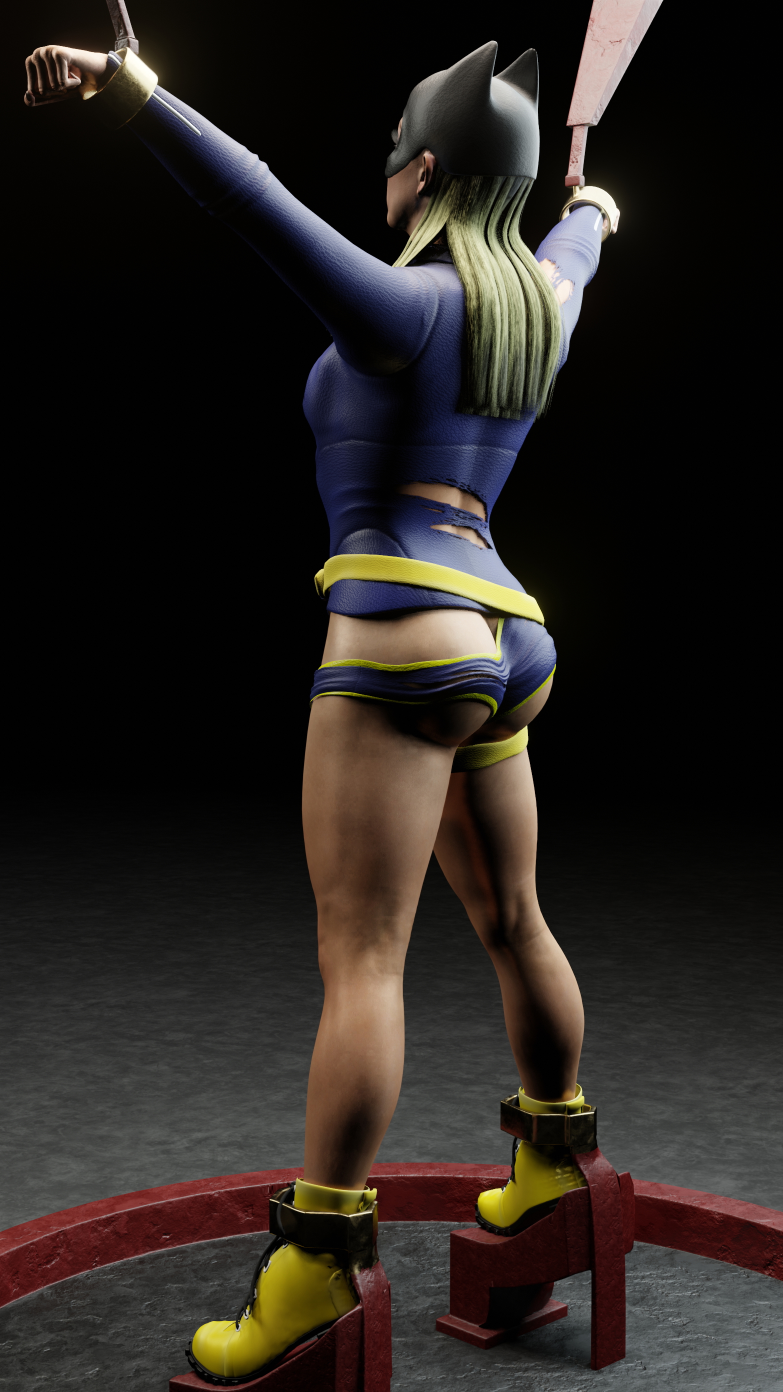 Alexa Bliss: Batgirl Bound Wwe Alexa Bliss Batgirl Dc Comics Bondage Cosplay Captured Comics 5