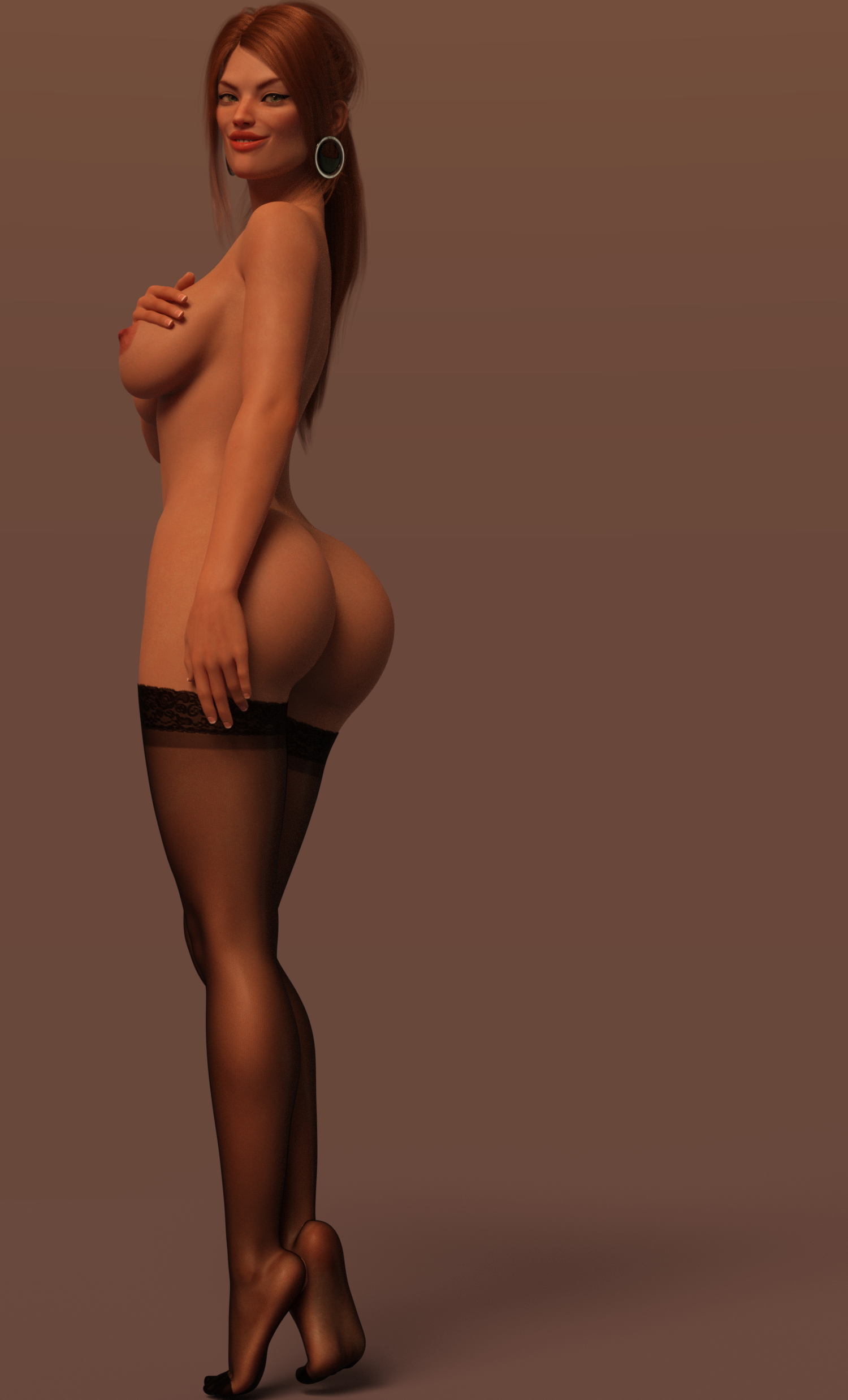 Just Rosa... Rosa Become A Rock Star Stockings Posing Fanart
