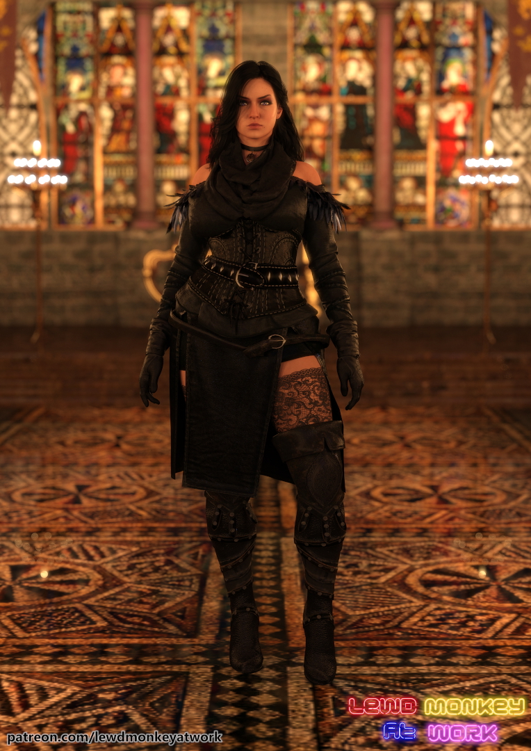 Lilac and Gooseberries Yennefer di Vengerberg Yennefer (witcher) Yennefer Vengerberg The Witcher The Witcher 3 Pinup Sexy Nude Big Tits Big Ass Pussy Render
