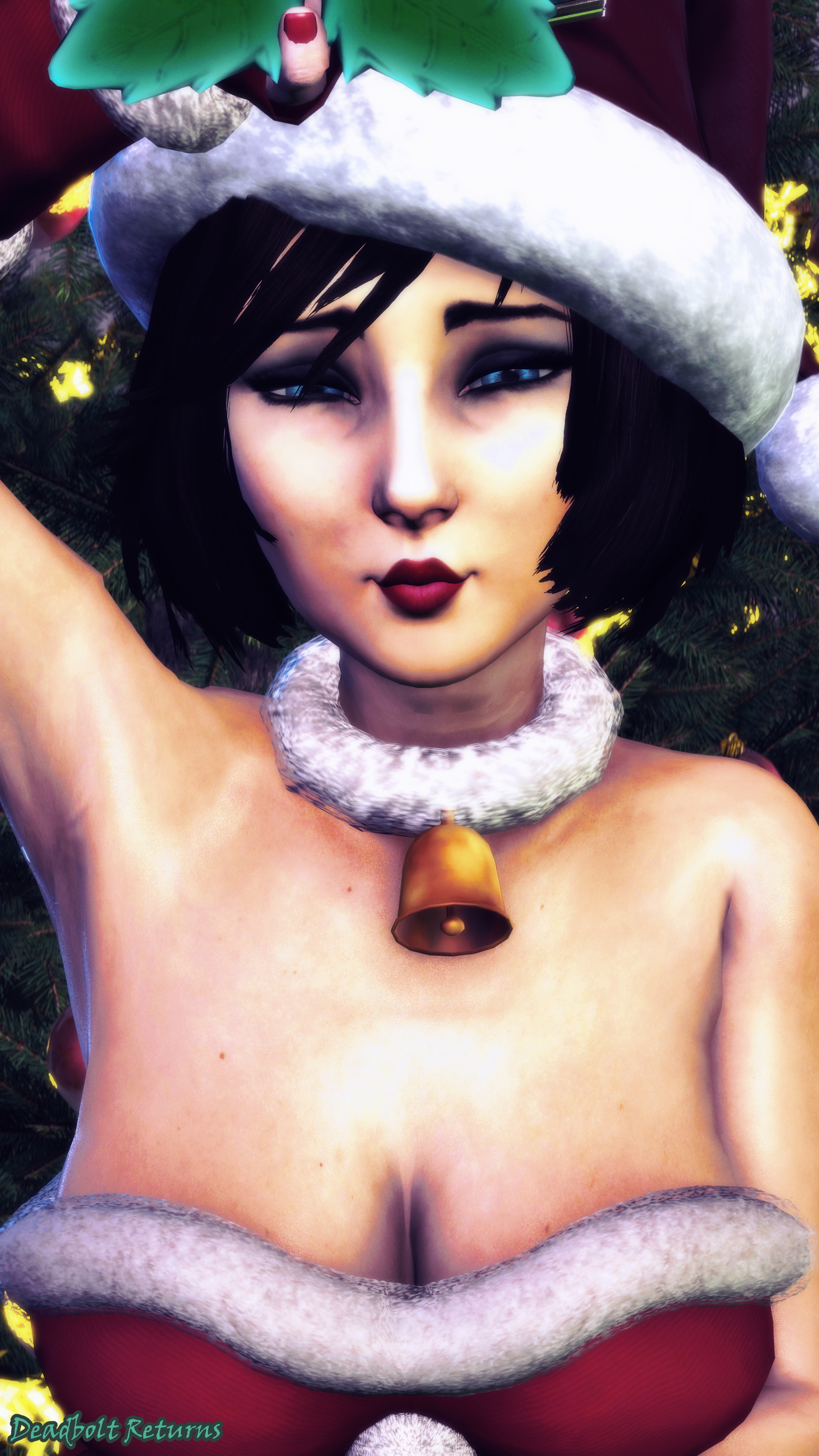 More Than a Kiss under Elizabeth s Mistletoe Elizabeth Elizabeth Comstock Bioshock Bioshock Infinite Rule34 Rule 34 Sfm Source Filmmaker 3d Porn 3dnsfw Nsfw 2