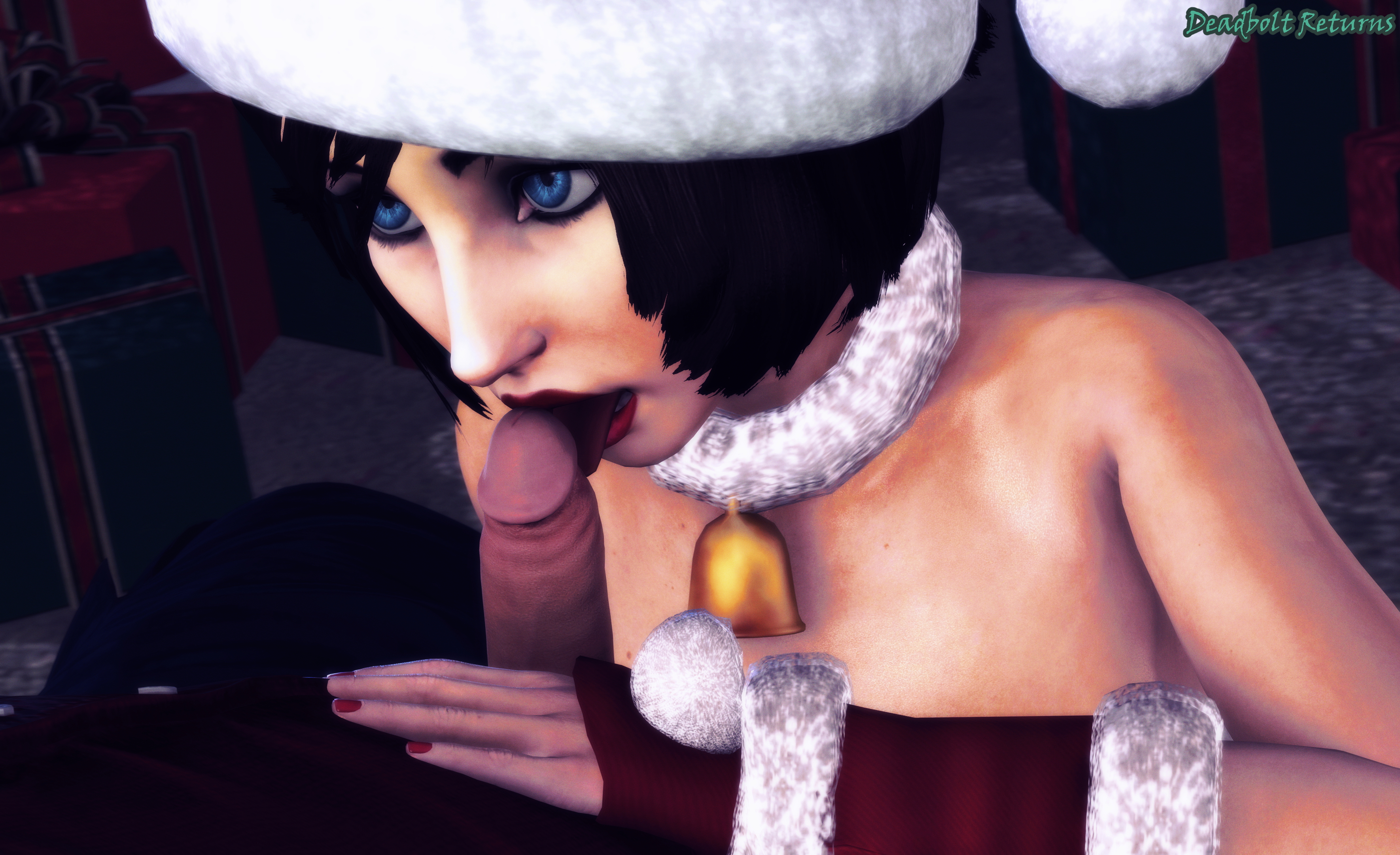 More Than a Kiss under Elizabeth s Mistletoe Elizabeth Elizabeth Comstock Bioshock Bioshock Infinite Rule34 Rule 34 Sfm Source Filmmaker 3d Porn 3dnsfw Nsfw 5