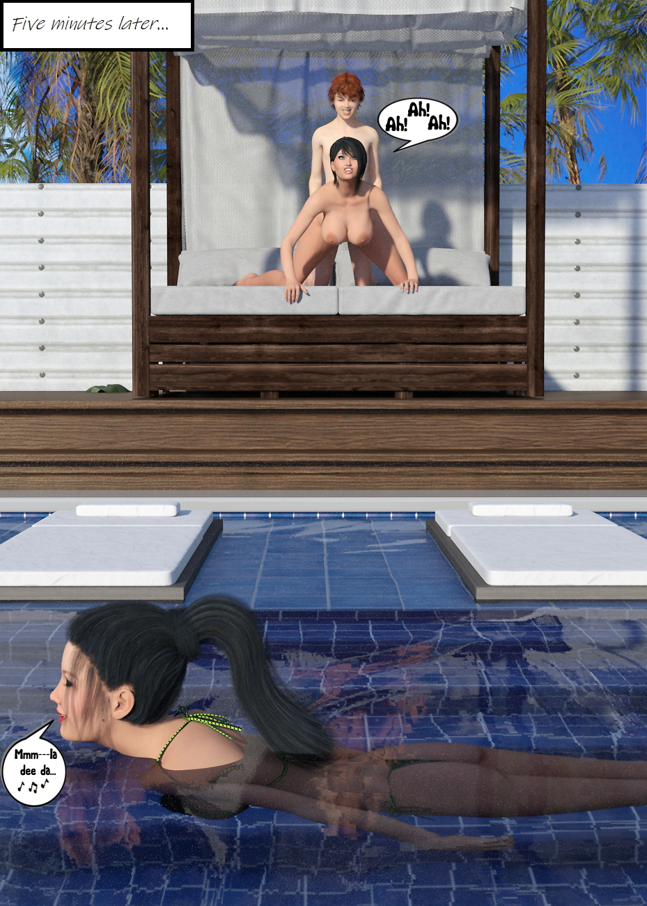 Family Weekend (Comic Version)  Incest Threesome Mom Aunty Beach Big Ass Bikini Incest Story Incest Story Game Group Sex 19