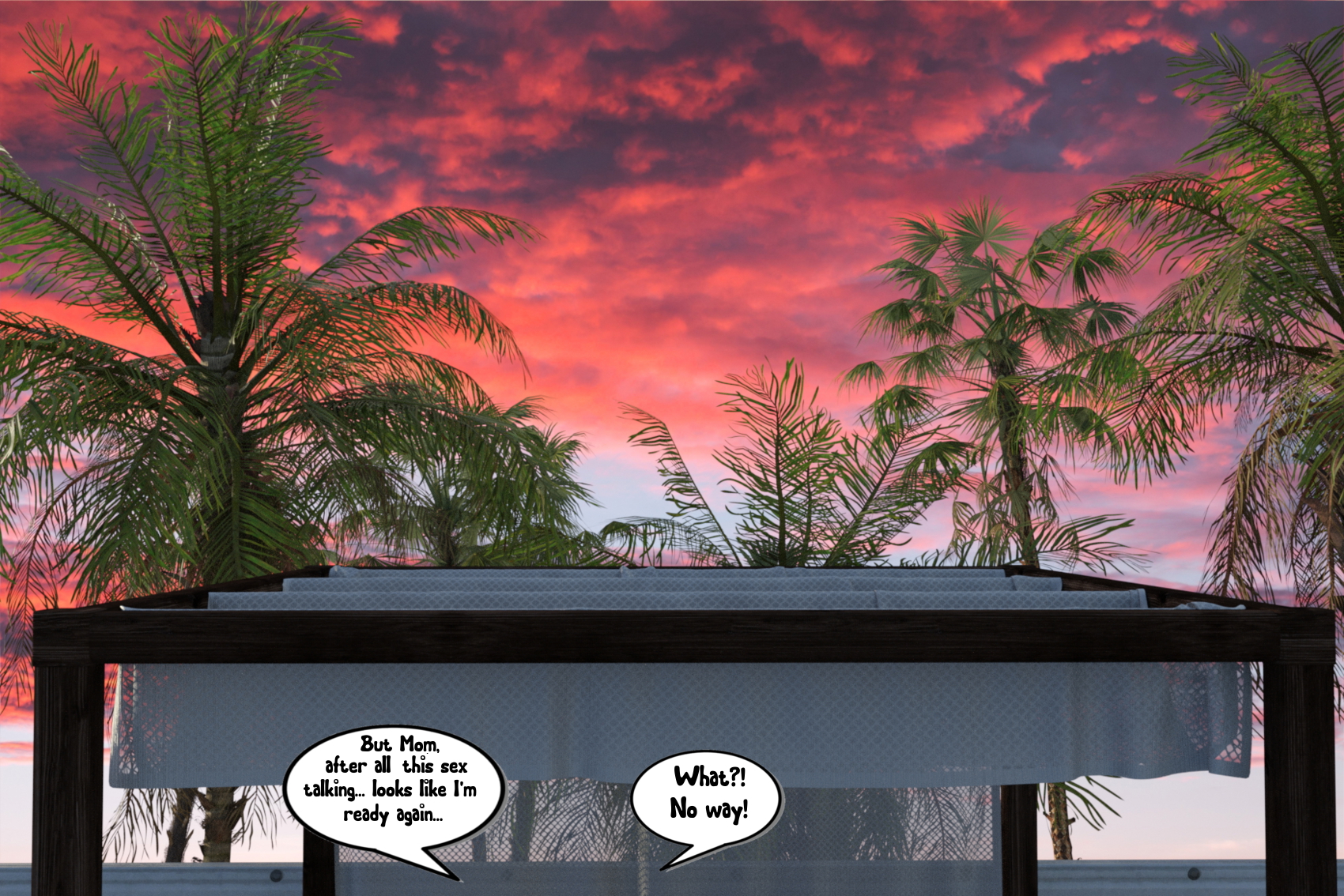 Family Weekend (Comic Version)  Incest Threesome Mom Aunty Beach Big Ass Bikini Incest Story Incest Story Game Group Sex 62