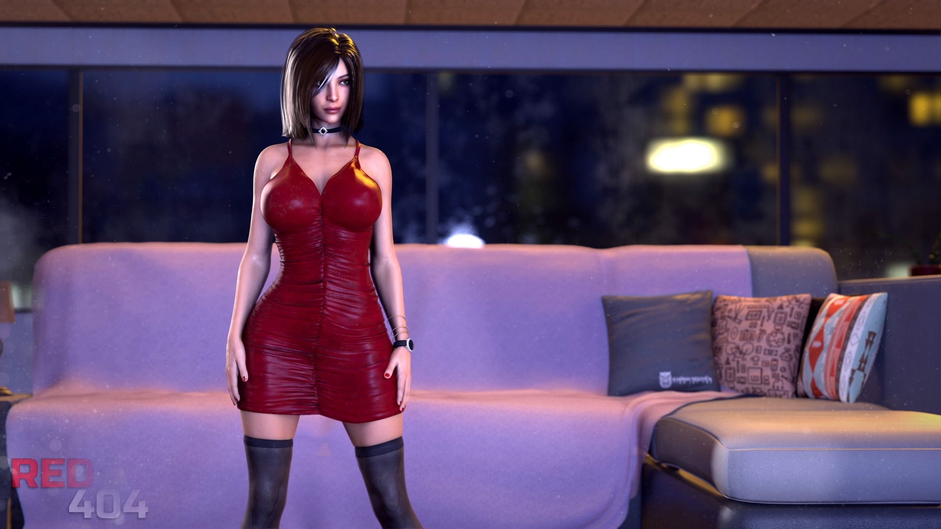 Ada Couch Ada Wong Resident Evil Resident Evil 2 3d Girl 3d Porn Pussy Ass Butt Ass Spread Spreading Ass Feet 2