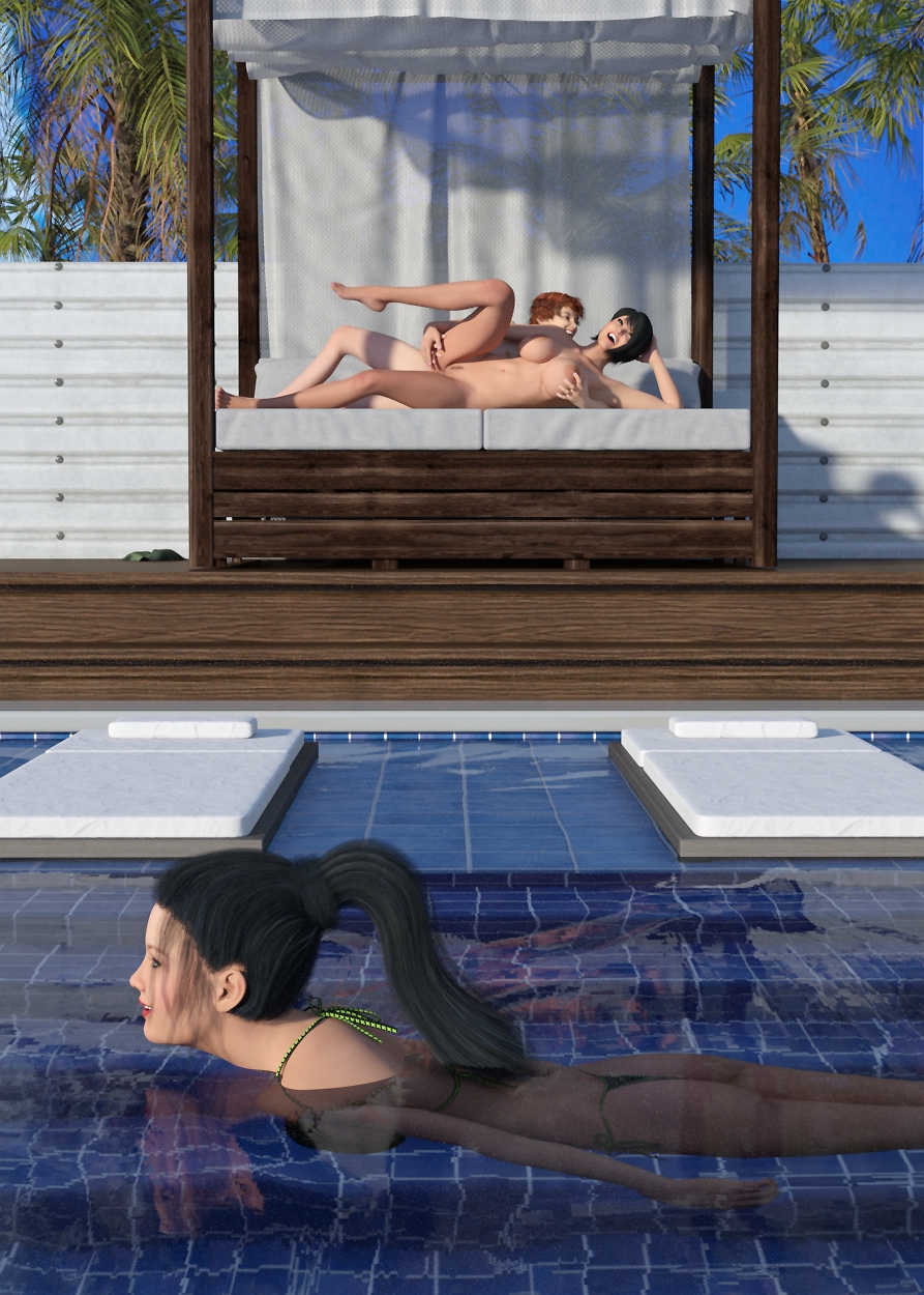 Family Weekend  Incest Threesome Mom Aunty Beach Big Ass Bikini Incest Story Incest Story Game Group Sex 21