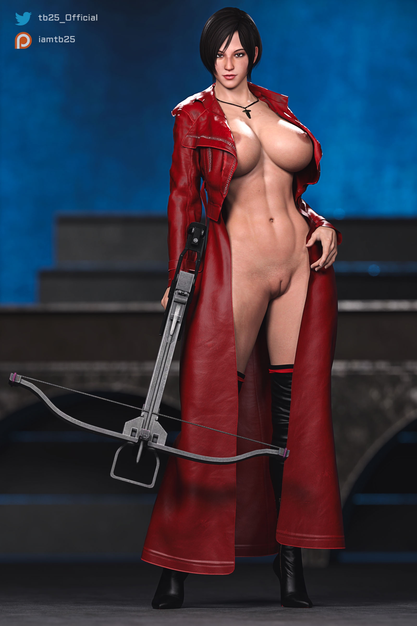Ada Wong (RE6) Ada Wong Resident Evil Resident Evil 6 Big Tits Big Breasts Pinup Pussy Thicc Curvy Big Ass Thick Thighs Thighs