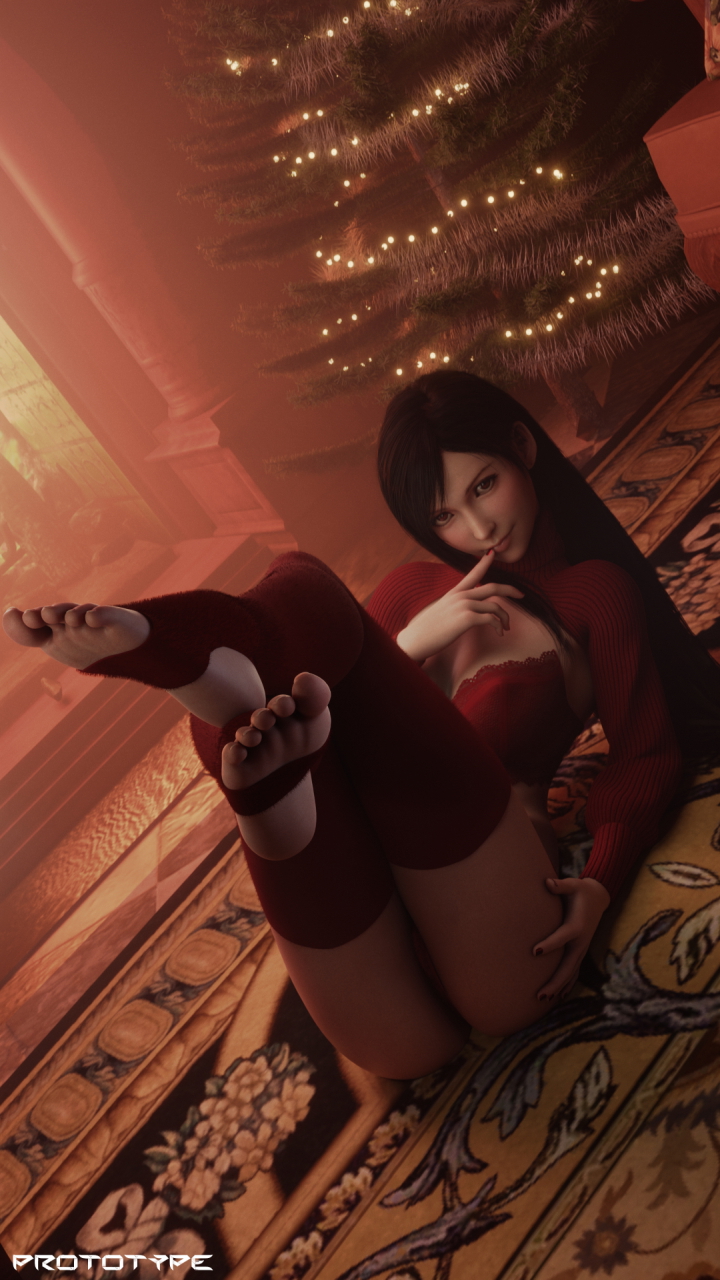 tifa christmas Tifa Lockhart Tifa Final Fantasy Final Fantasy 7 Remake Final Fantasy 7 Final Fantasy VII 