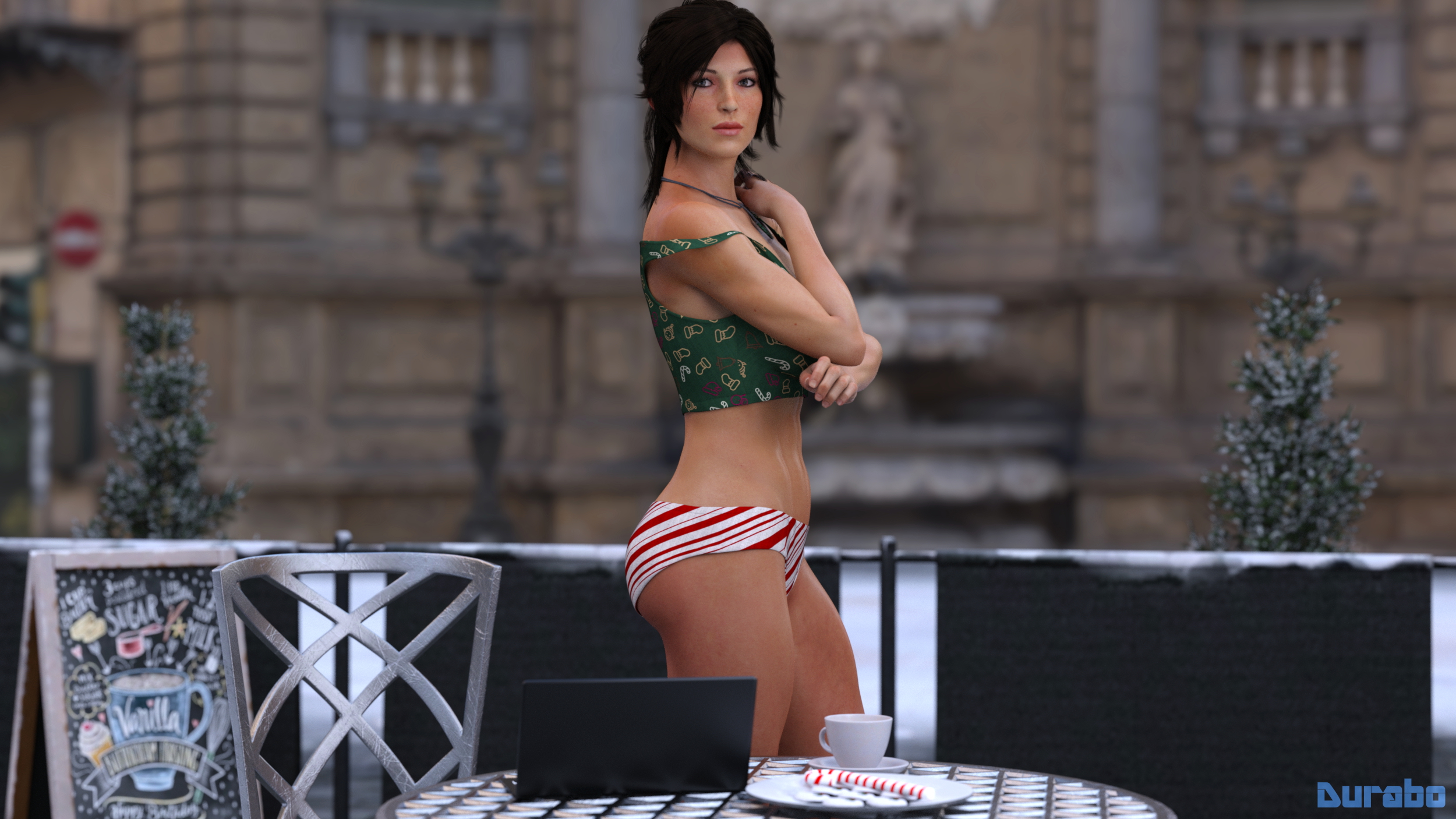 Lara Croft Lara Croft Tomb Raider Feet Solo Pinup 3