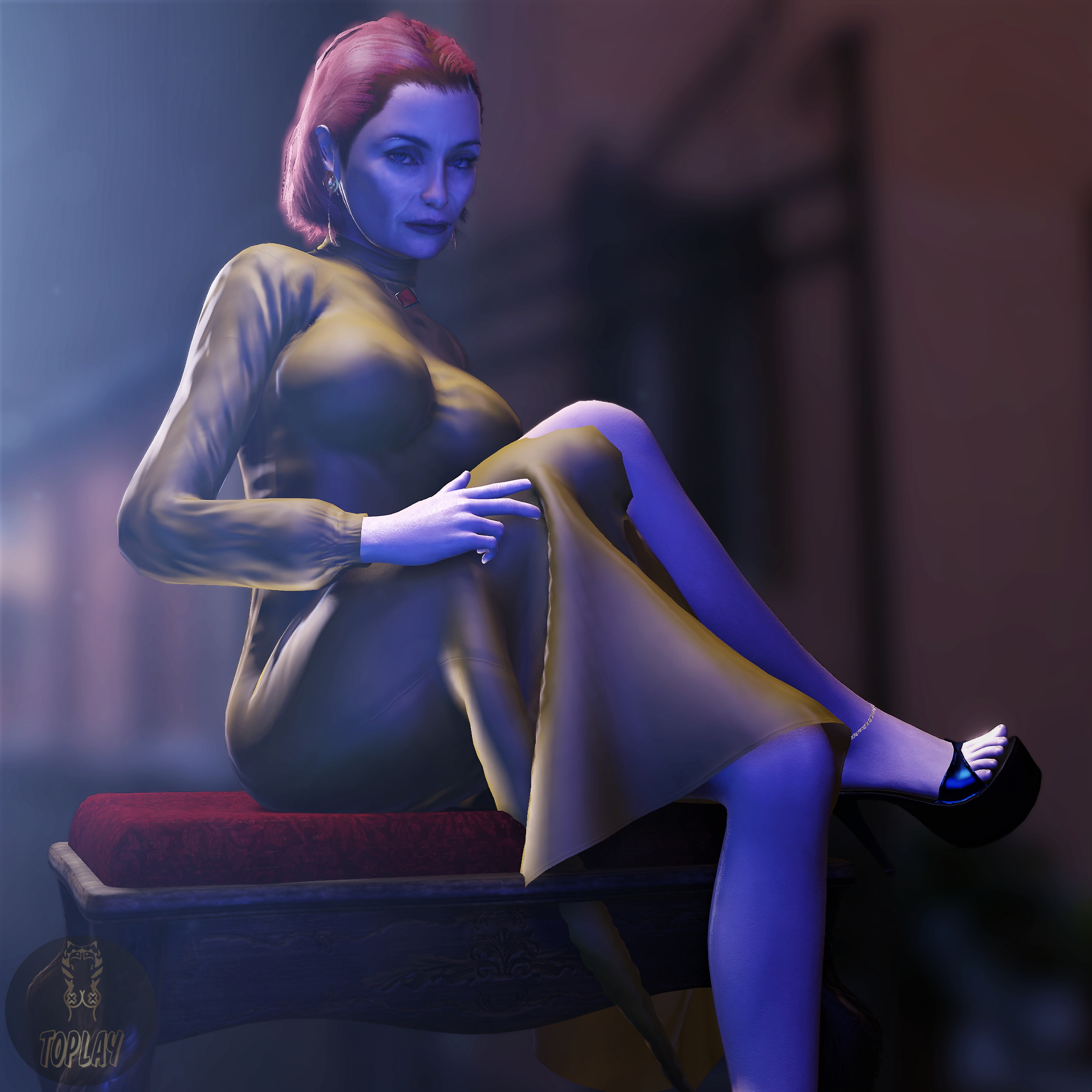 Beautiful Mon Monthma Starwars Star Wars Mon Mothma Hot Sexy 3d Porn Photorealistic Nude Pussy Boobs Shaved Pussy 2