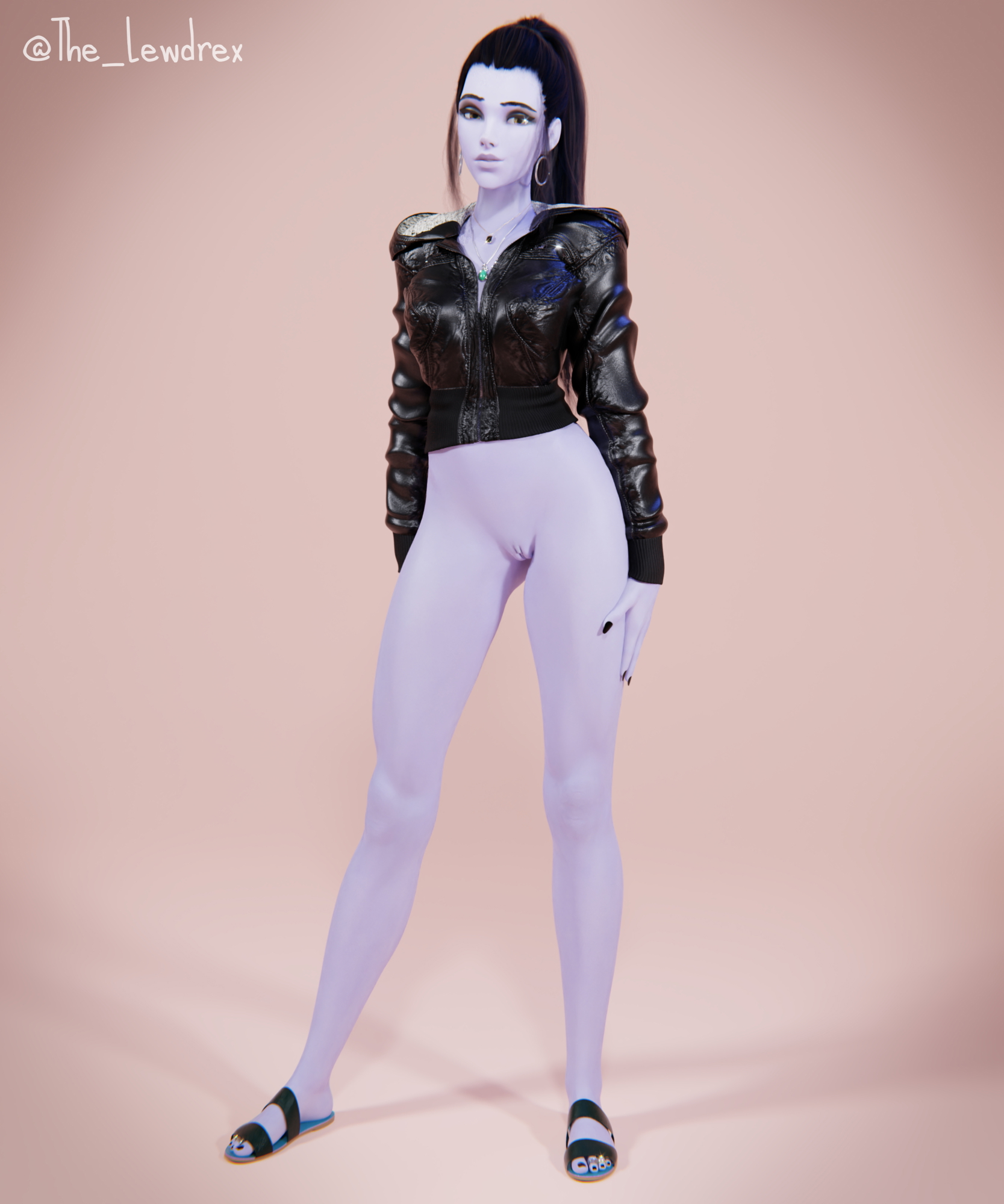 Widowmaker Widowmaker Overwatch Solo Pinup Feet Blue Skin 3