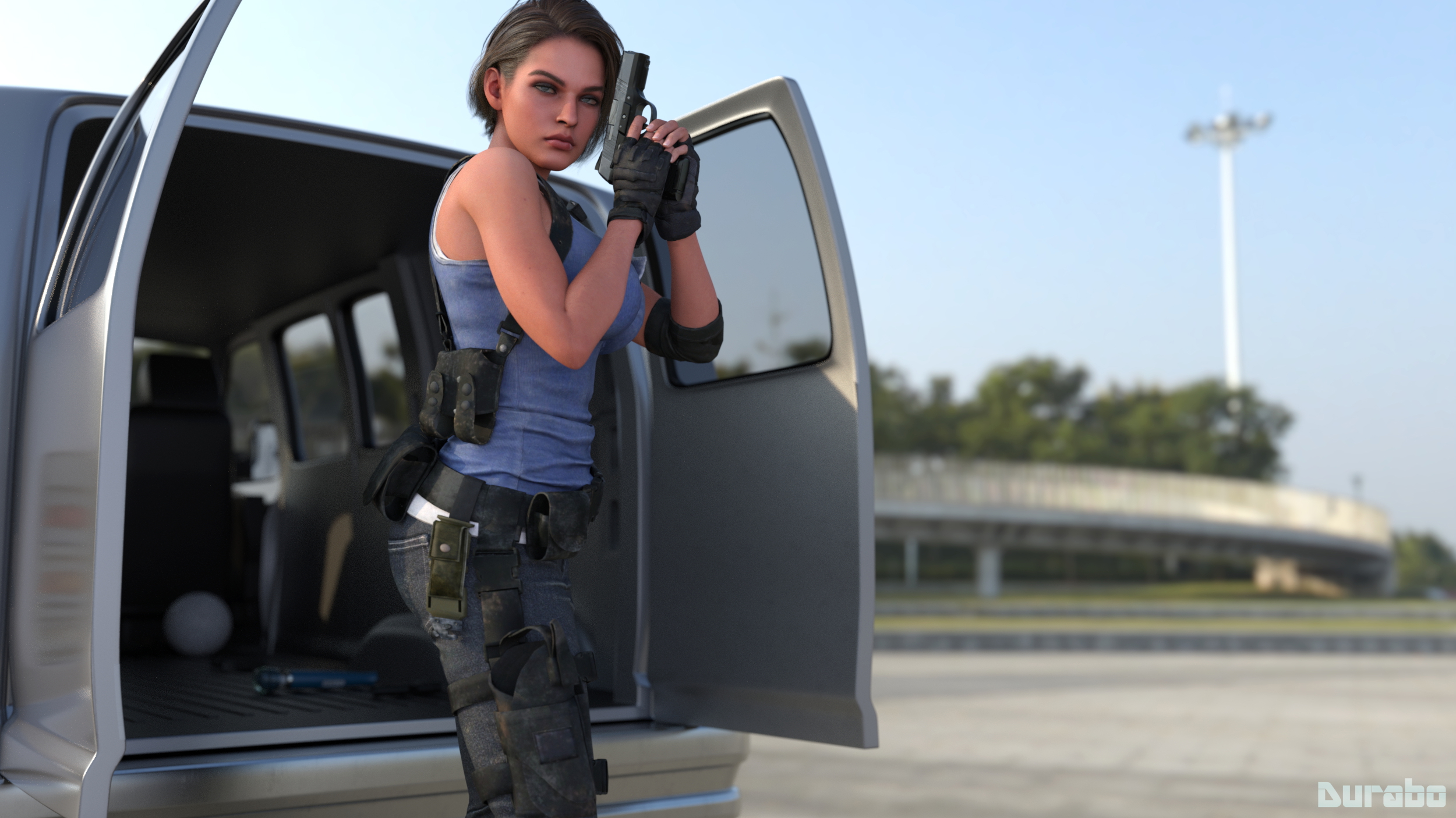 Jill Jill Valentine Resident Evil Nude Sex Toy Feet Pinup Solo 2