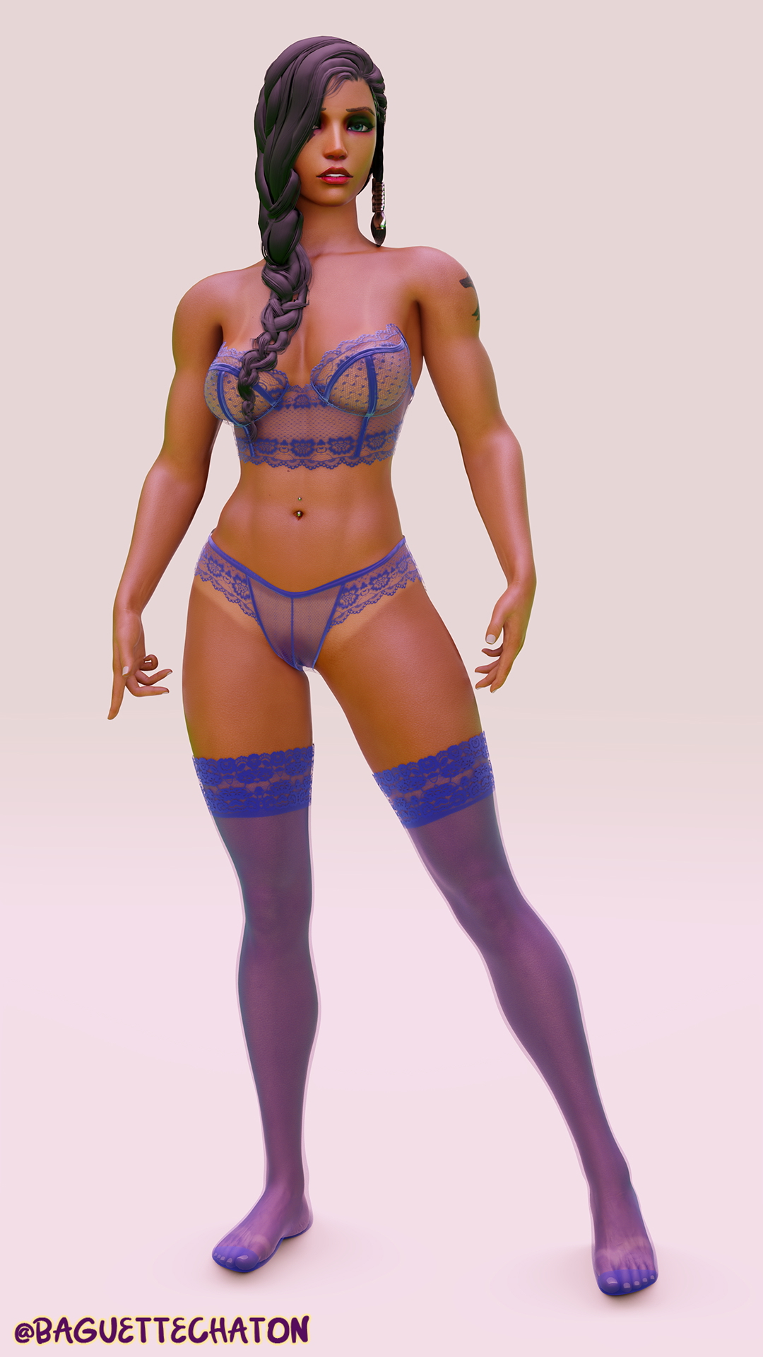 Phara here there and everywhere Pharah Overwatch Nude Partially_clothed Masturbating 13