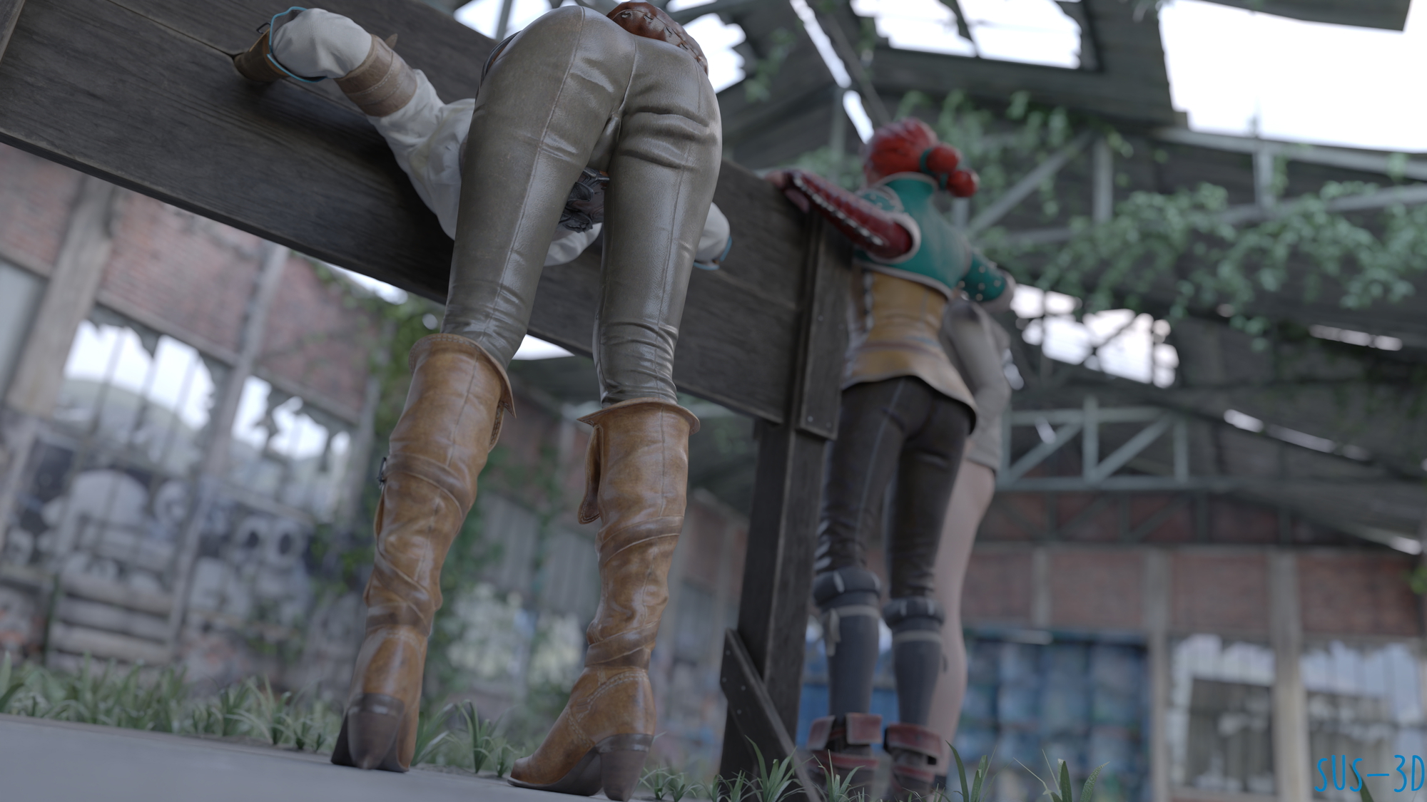Triss with Ciri and Max are going to do some hardcore stuff Ciri (The Witcher) Triss Merigold Max Caulfield The Witcher Naked Nude Threesome Sex Chained Bondage 3