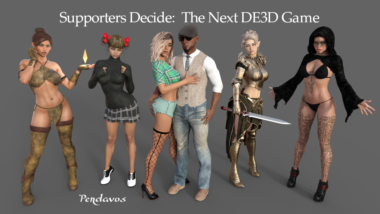 The Next DE3D Game  Patreon Subscribestar.adult Digital Art Sexy Woman Dark Fantasy Nude Red Hair Videogame Witch Warrior Prostitute 3d Porn