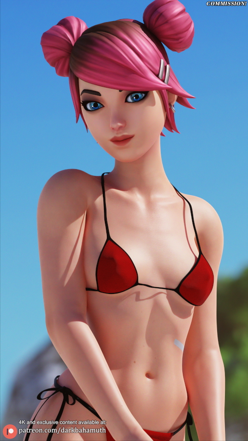 Skye poses for the pic | Commission! Skye Fortnite 